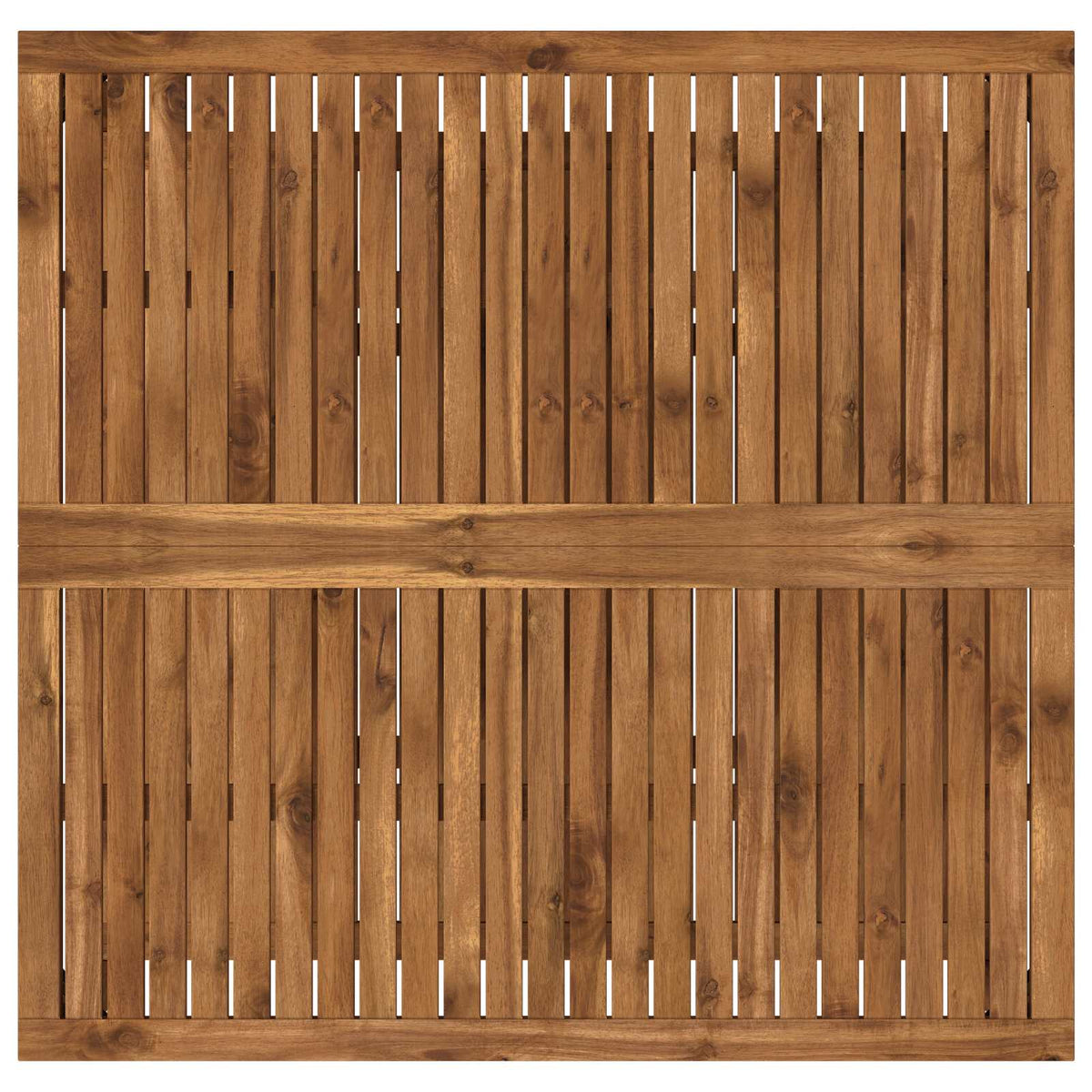 Coffee Table Natural 100.5 x 98 x 45 cm Solid Acacia Wood