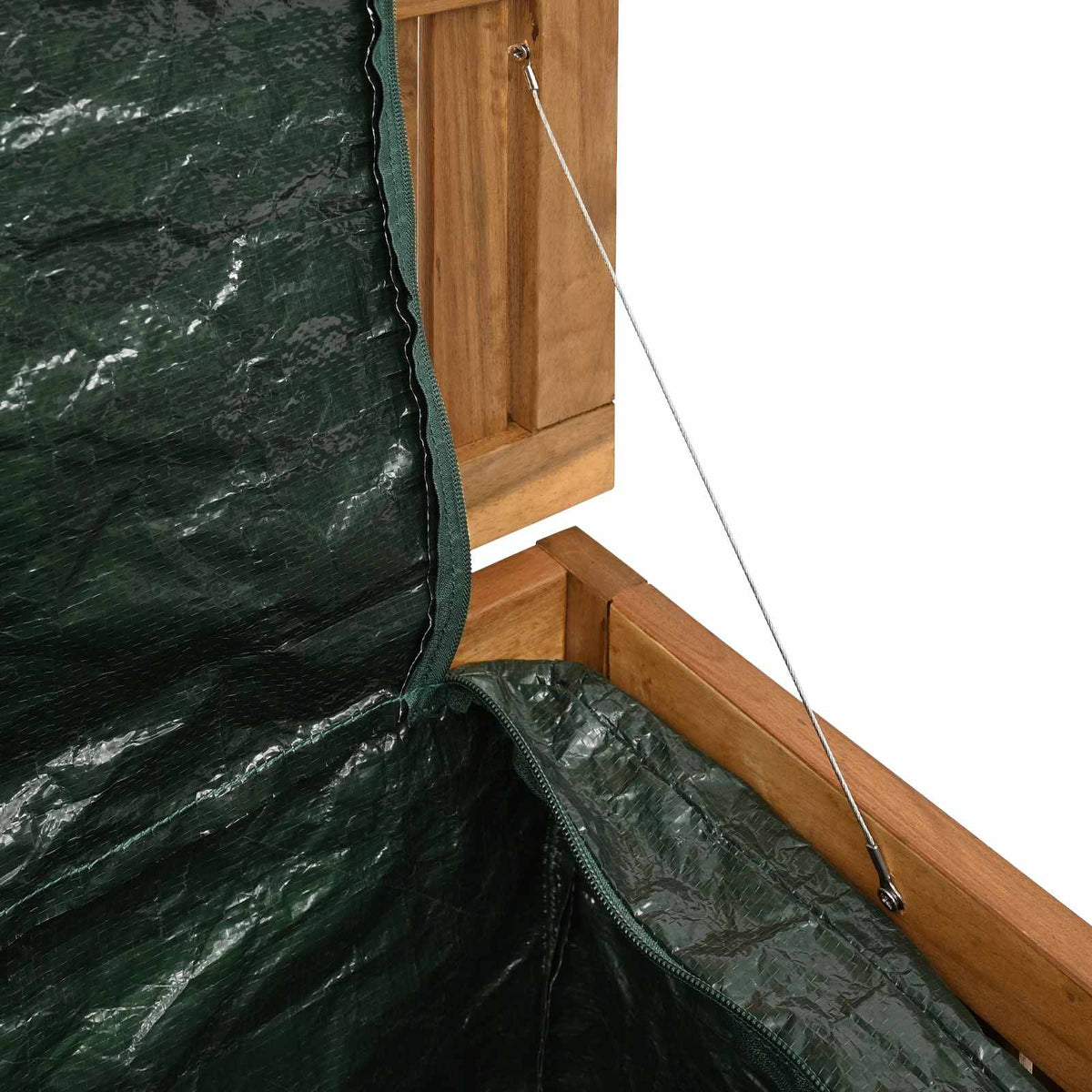 Garden Storage Box Solid Acacia Wood 70.5 x 68.5 x 53.5 cm