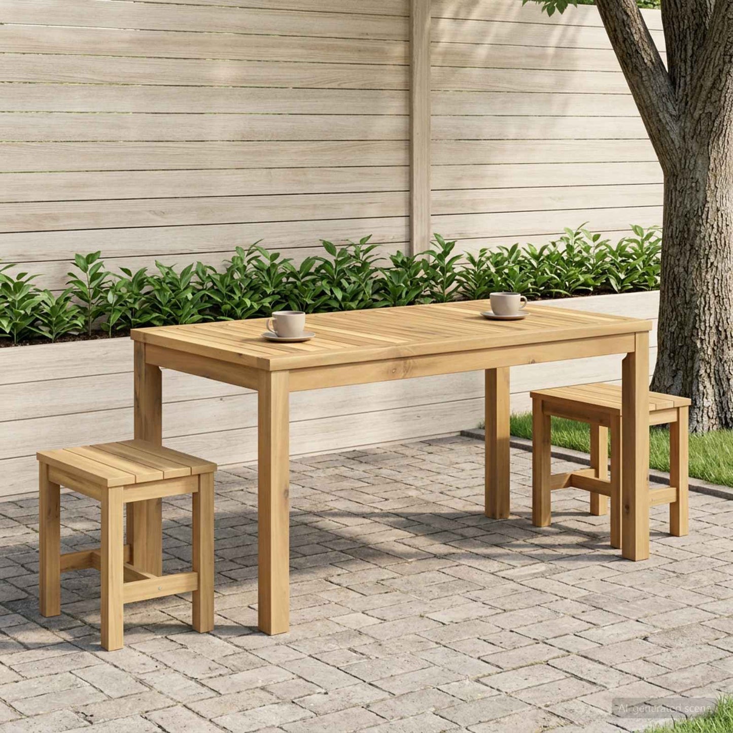 Coffee Table White 50 x 100.5 x 45 cm Solid Acacia Wood