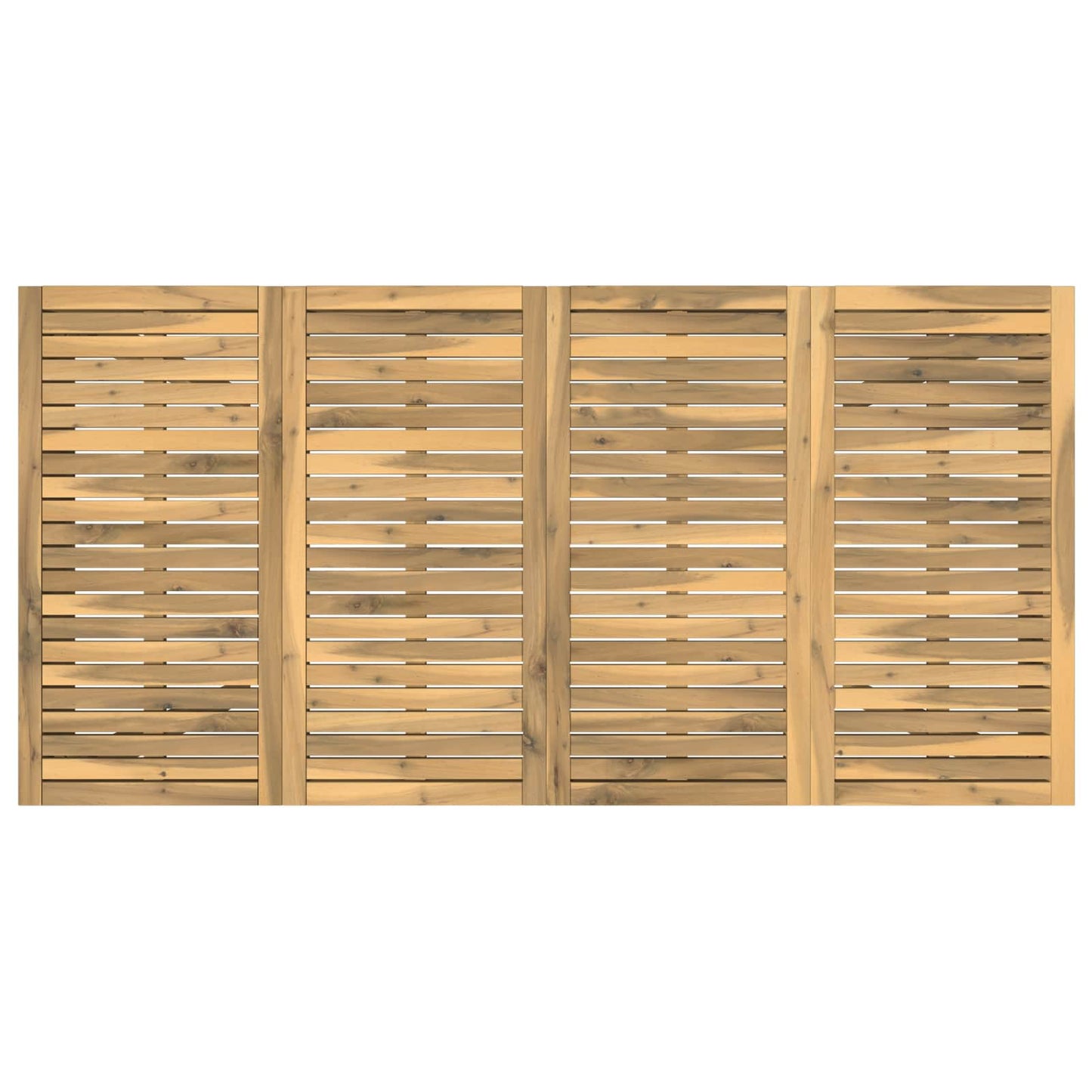 Garden Dinner Table White 180 x 88.5 x 75 cm Solid Acacia Wood