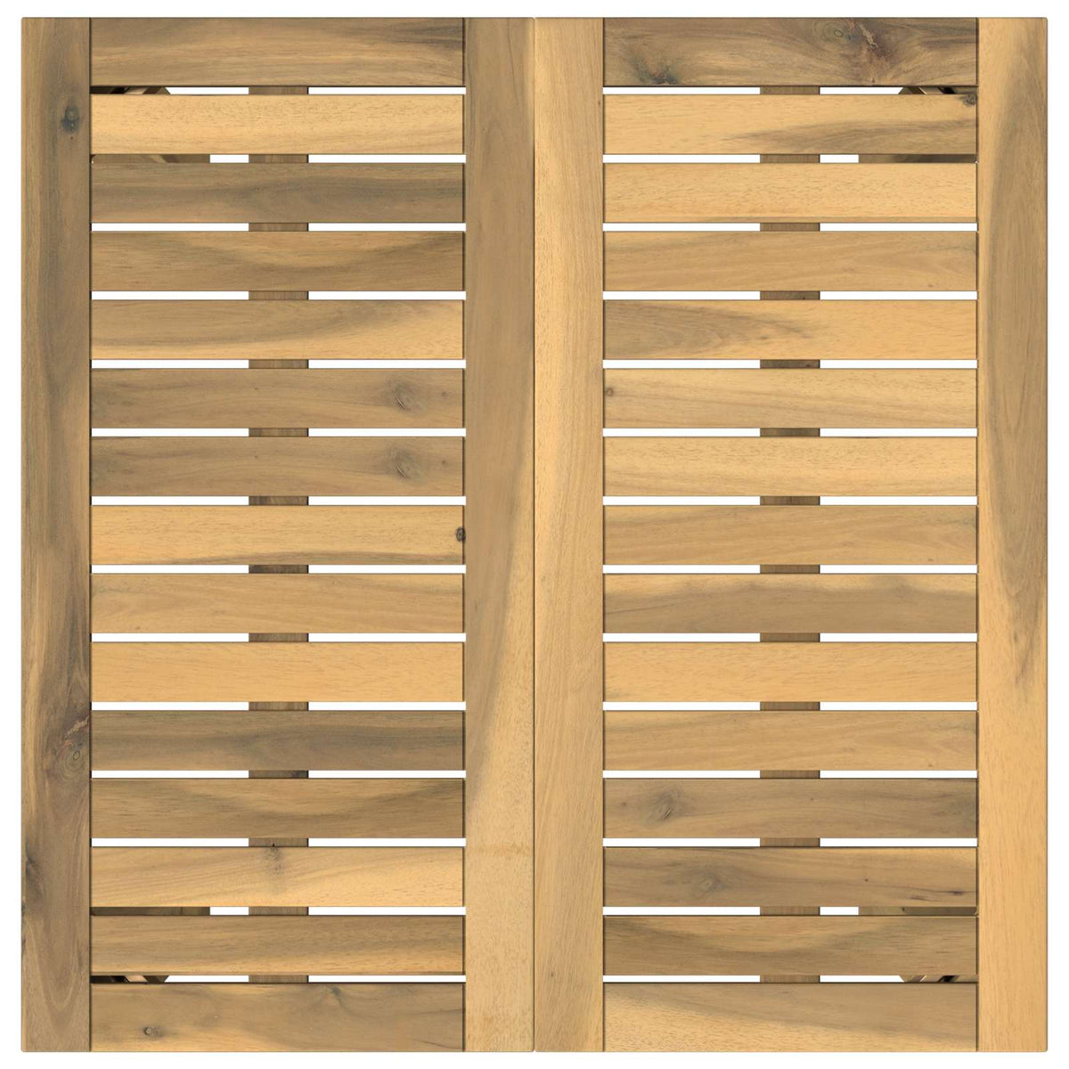 Garden Bar Table White 60 x 60.5 x 105 cm Solid Acacia Wood
