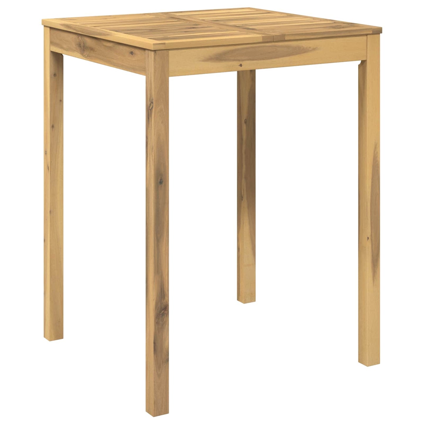 Garden Bar Table White 80 x 80.5 x 105 cm Solid Acacia Wood