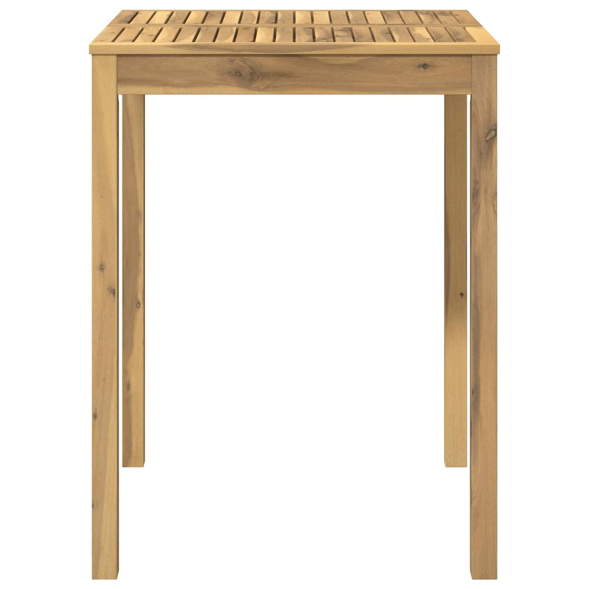 Garden Bar Table White 80 x 80.5 x 105 cm Solid Acacia Wood