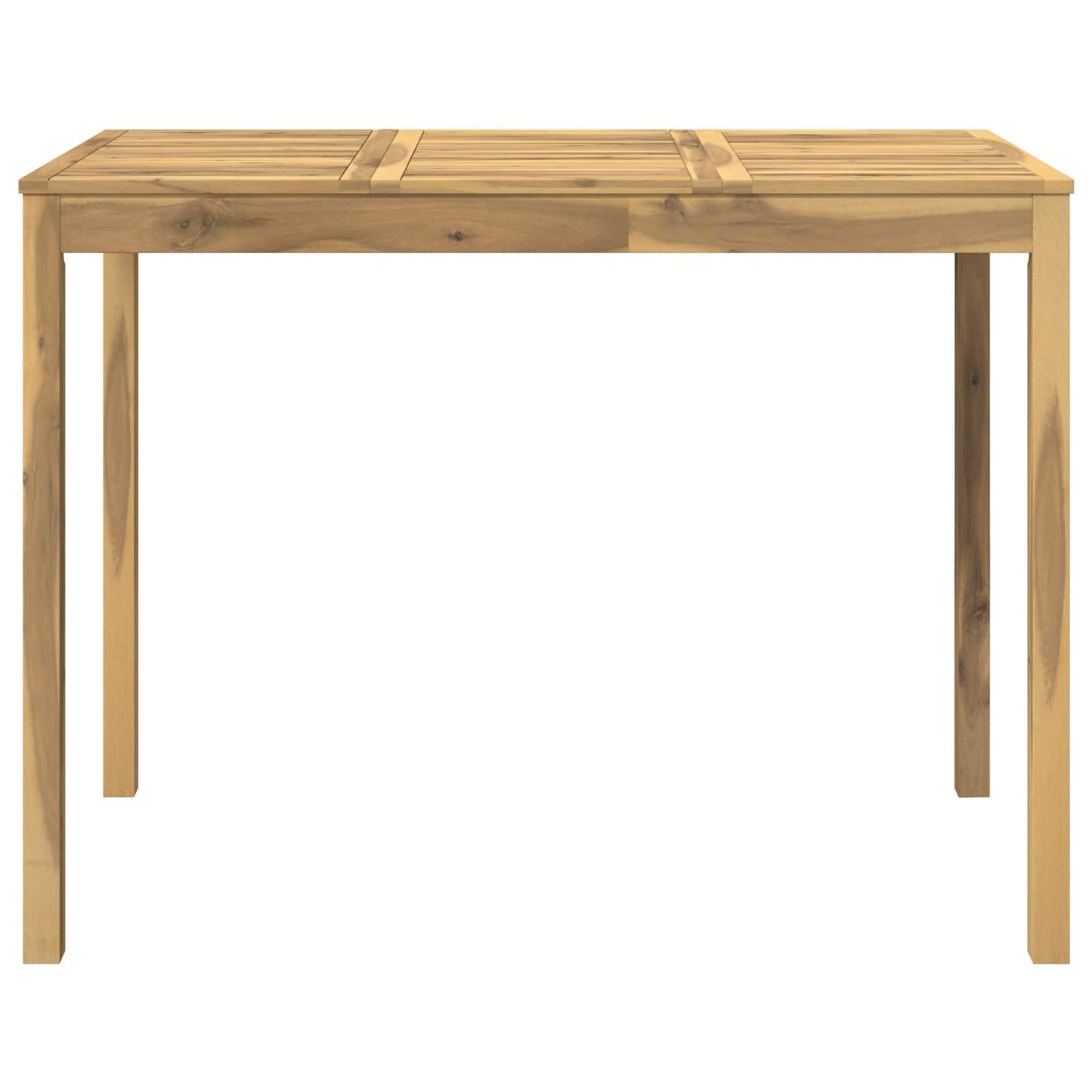 Garden Bar Table White 141 x 80.5 x 105 cm Solid Acacia Wood