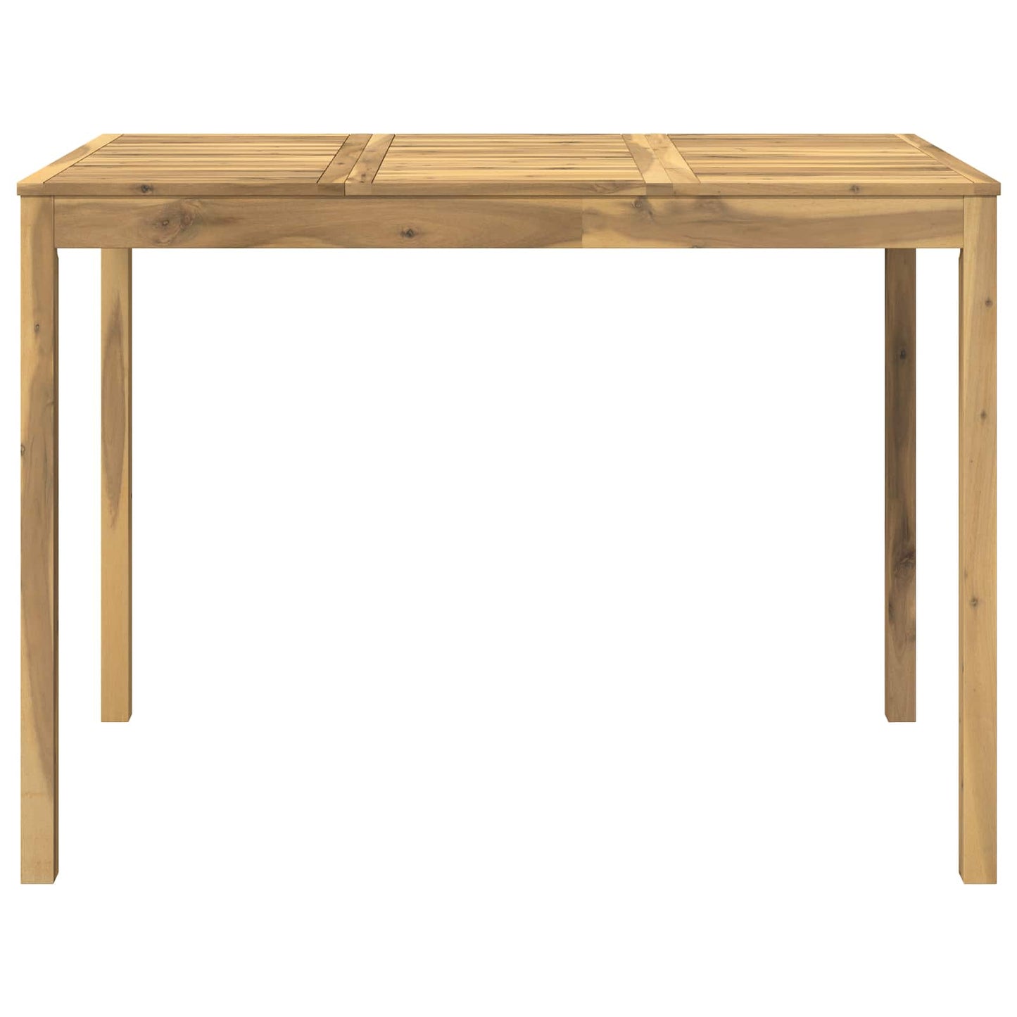 Garden Bar Table White 147 x 88.5 x 105 cm Solid Acacia Wood