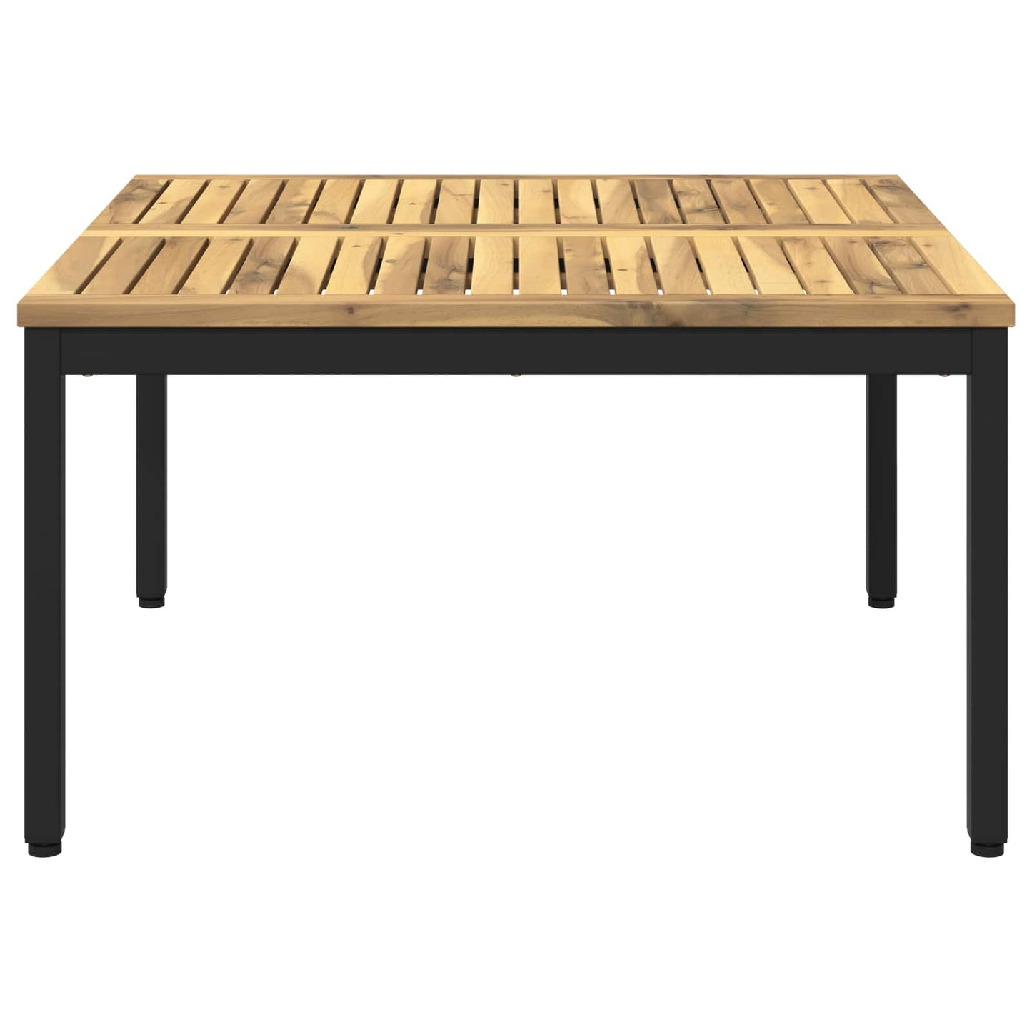 Coffee Table White and Black 80 x 80.5 x 45 cm