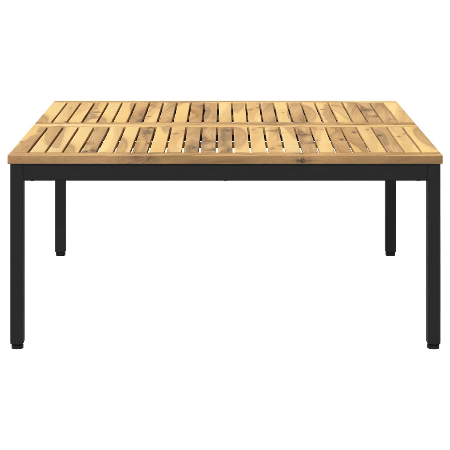 Coffee Table White and Black 100 x 100.5 x 45 cm