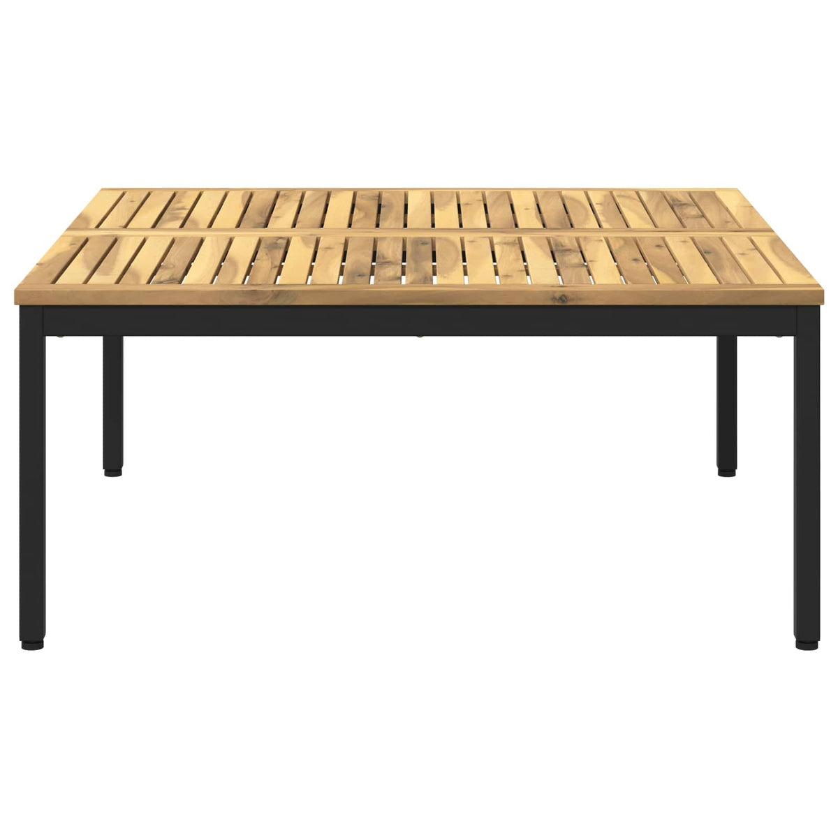 Coffee Table White and Black 98 x 100.5 x 45 cm
