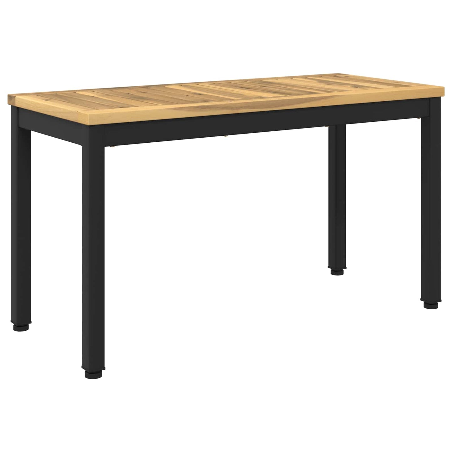 Garden Bench 80.5 x 35 x 45 cm Solid Acacia Wood Rectangular