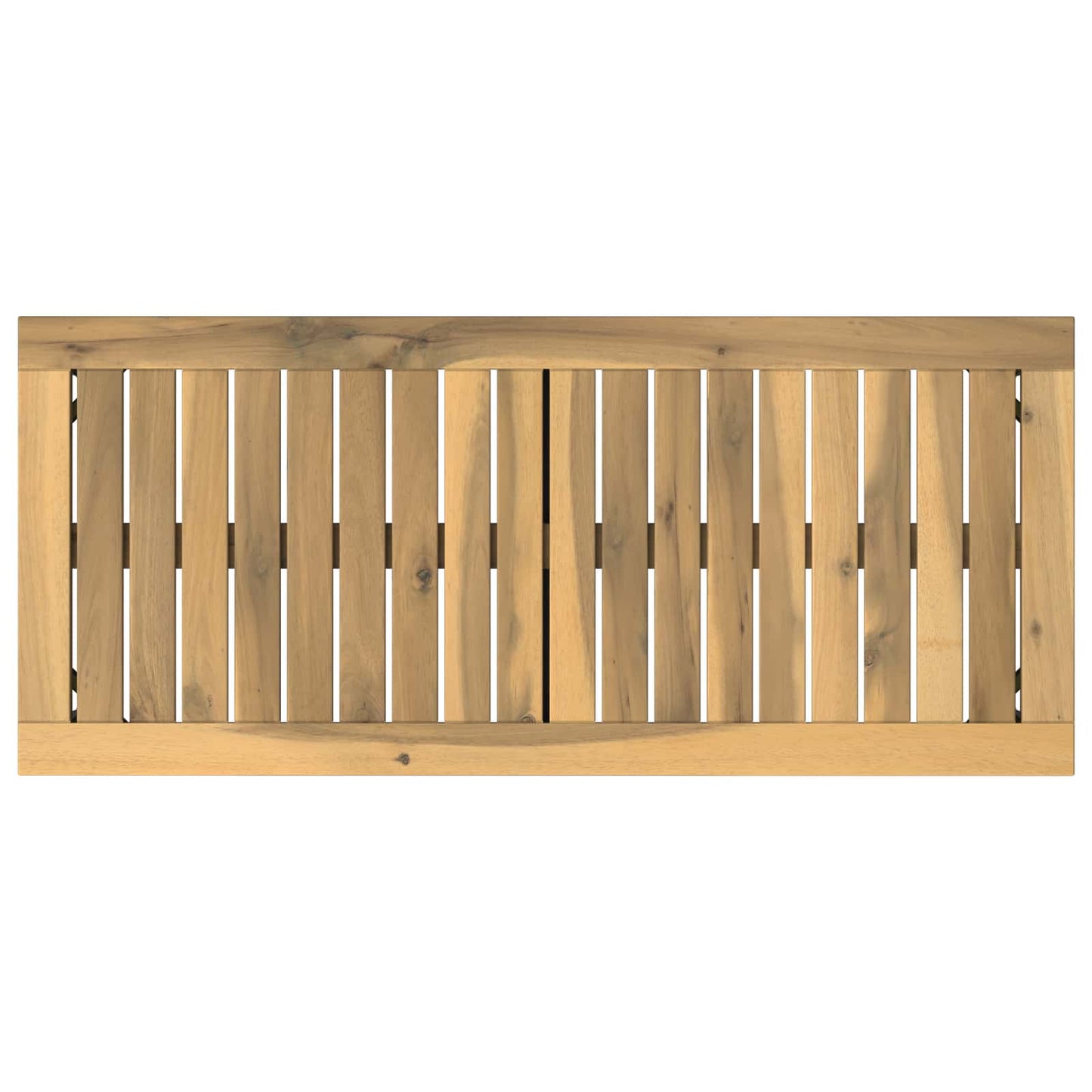 Garden Bench 80.5 x 35 x 45 cm Solid Acacia Wood White