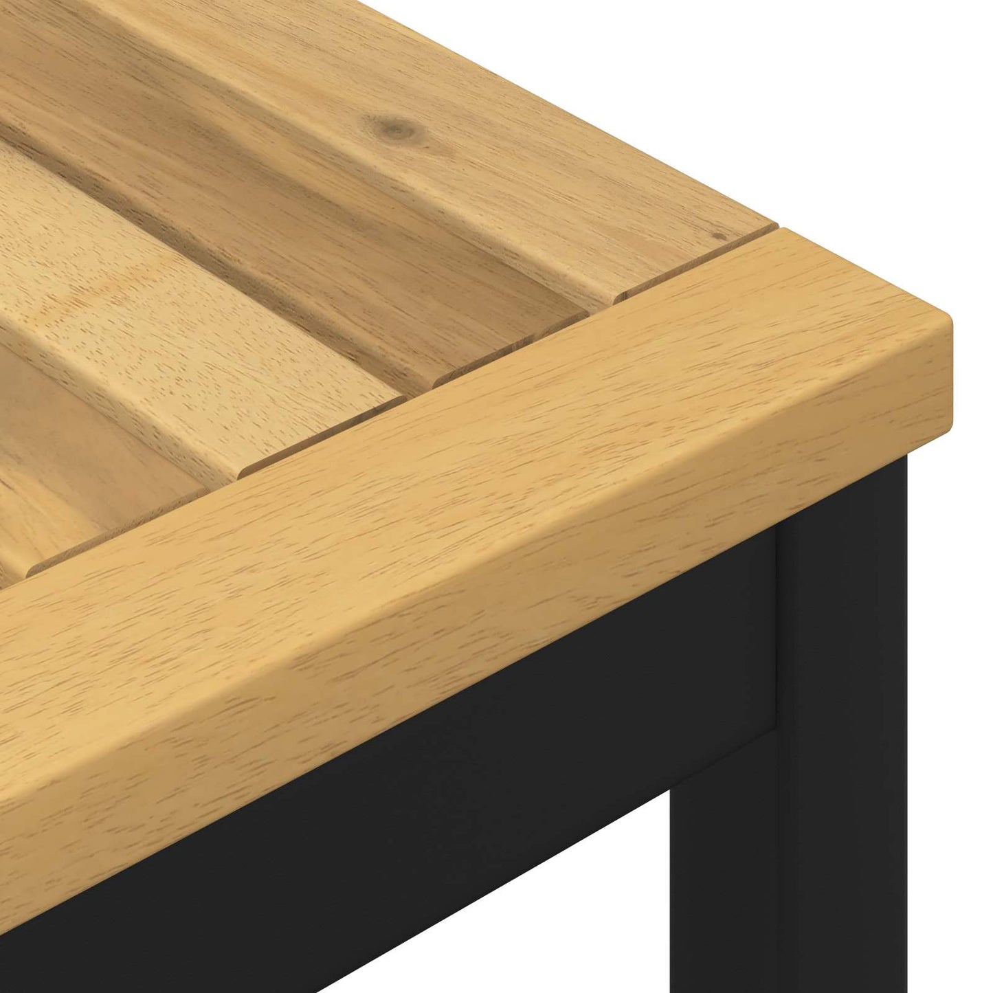 Garden Bar Table White and Black 70 x 68.5 x 105 cm