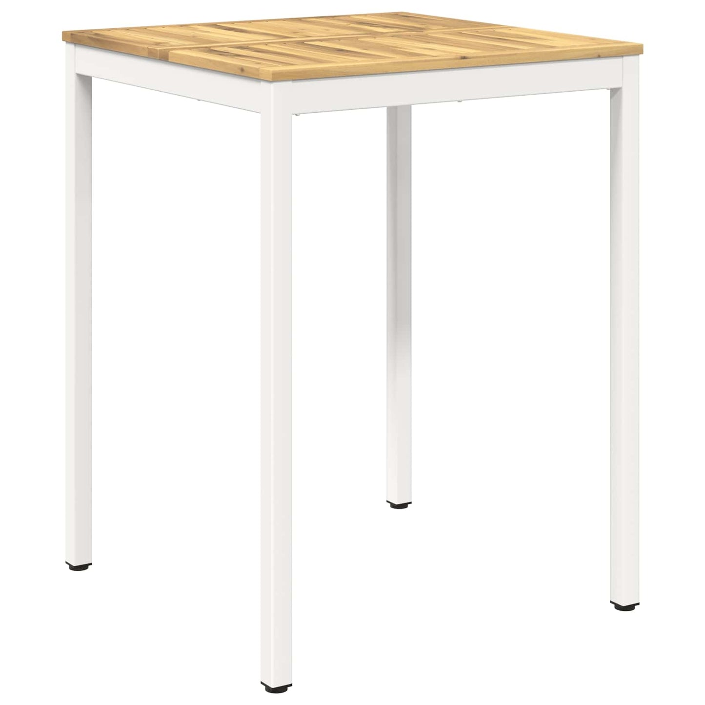 Garden Bar Table White 80 x 80.5 x 105 cm Solid Acacia Wood