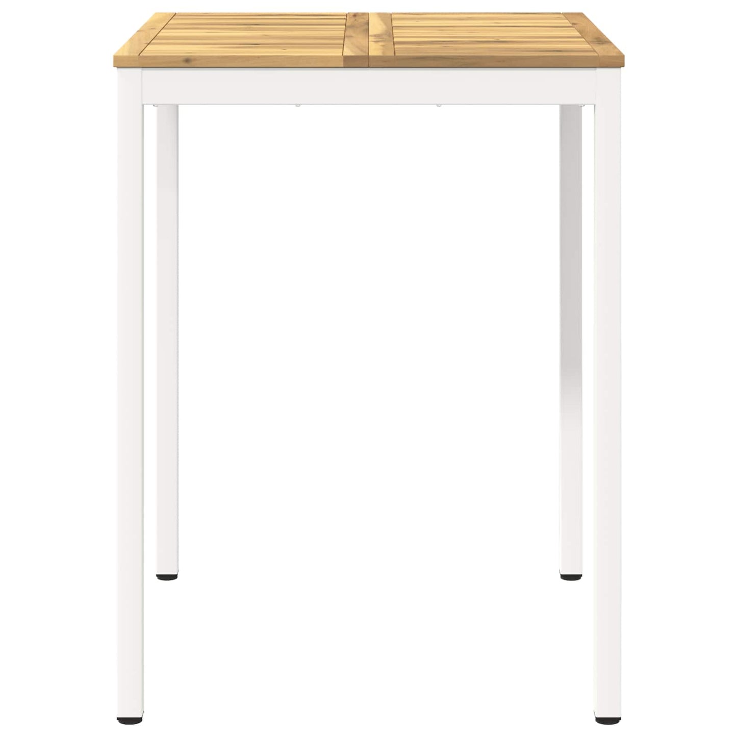 Garden Bar Table White 80 x 80.5 x 105 cm Solid Acacia Wood