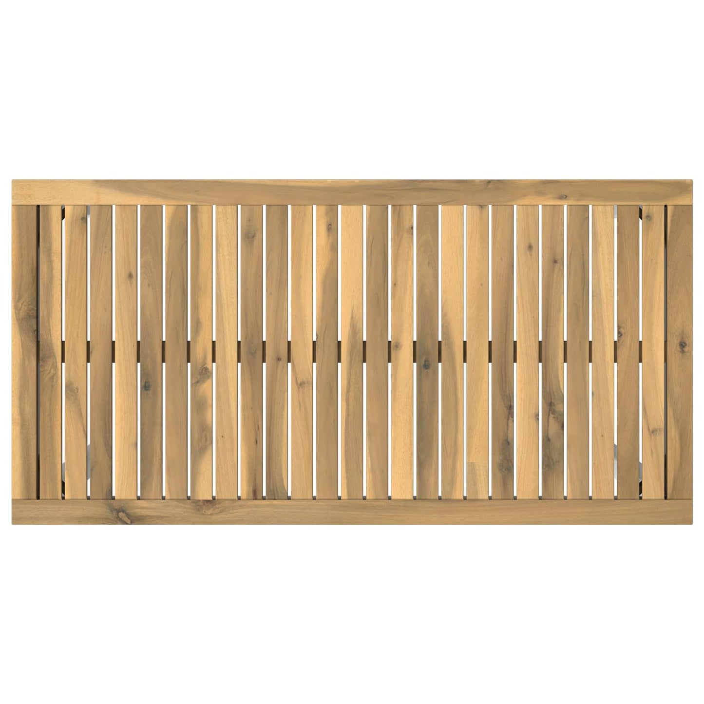 Garden Bar Table White 108.5 x 55 x 105 cm Solid Acacia Wood