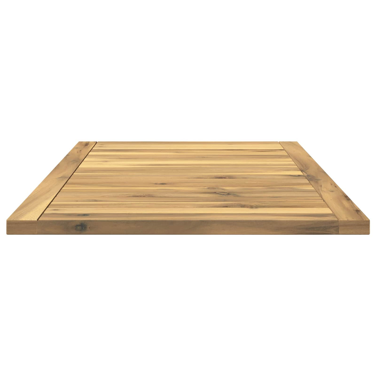 Table Top 80.5 x 47 x 2 cm Rectangular Solid Acacia Wood White