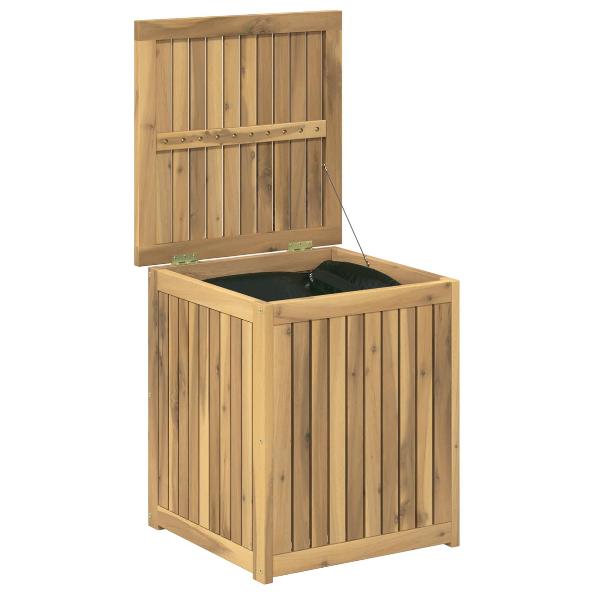 Garden Storage Box Solid Acacia Wood 48.5 x 49 x 53.5 cm
