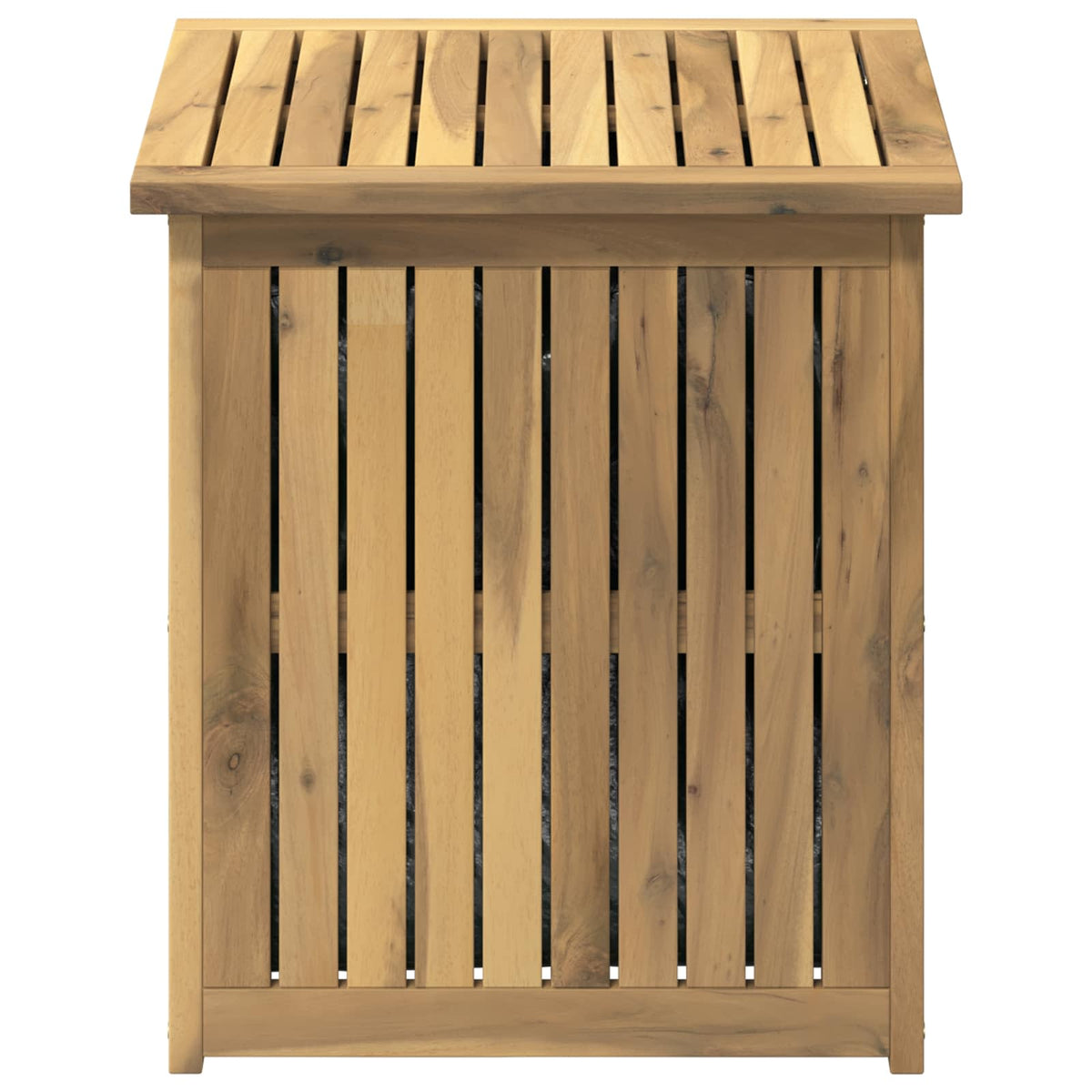 Garden Storage Box Solid Acacia Wood 48.5 x 49 x 53.5 cm