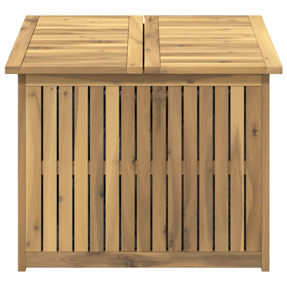 Garden Storage Box Solid Acacia Wood 70.5 x 68.5 x 53.5 cm