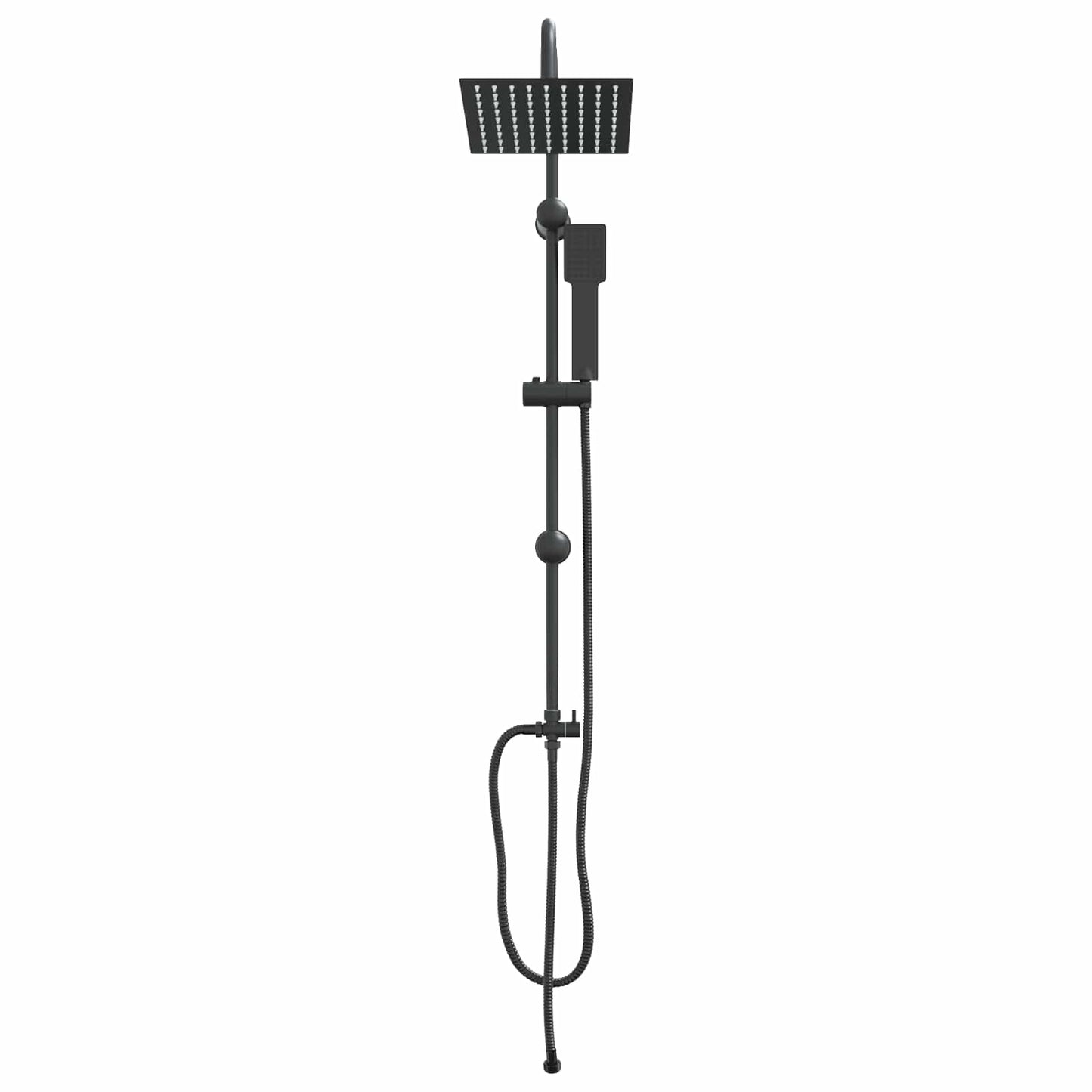 Shower System Black 47 x 20 x 95 cm Stainless Steel
