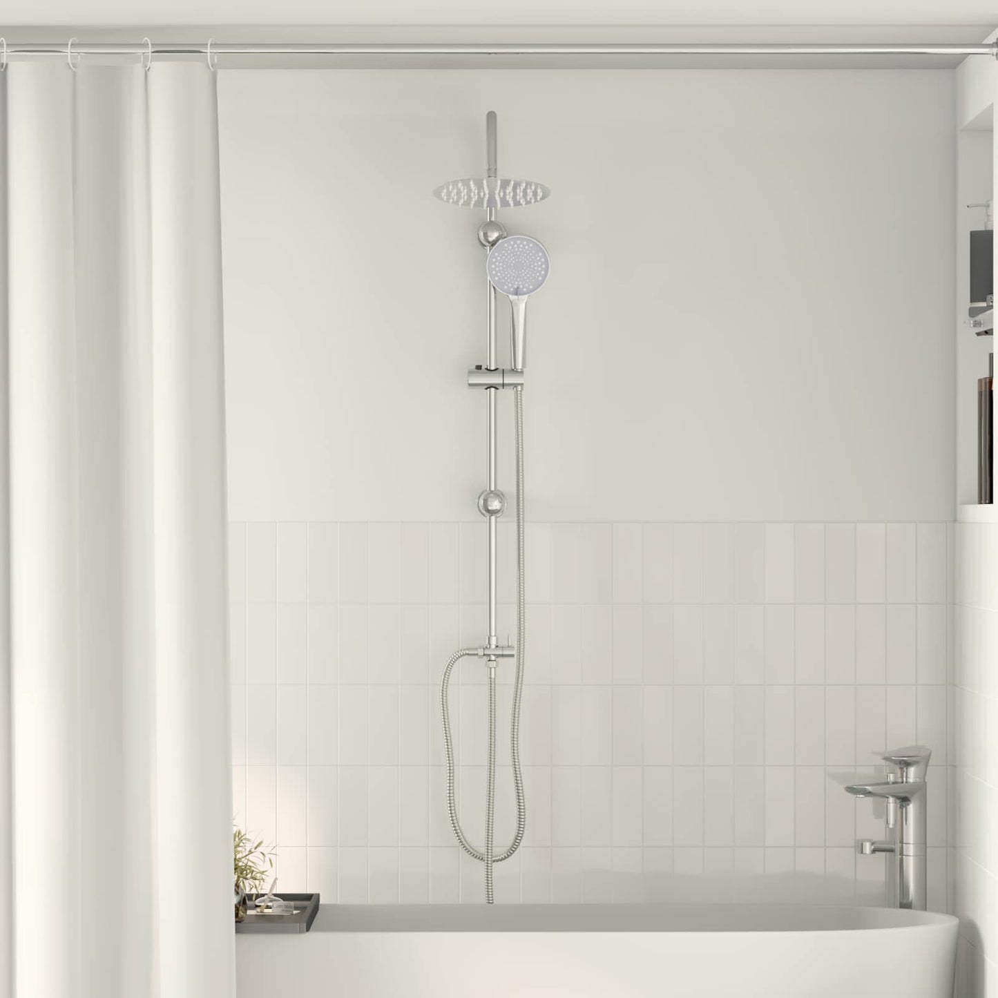 Shower System Silver 47 x 20 x 95 cm Stainless Steel