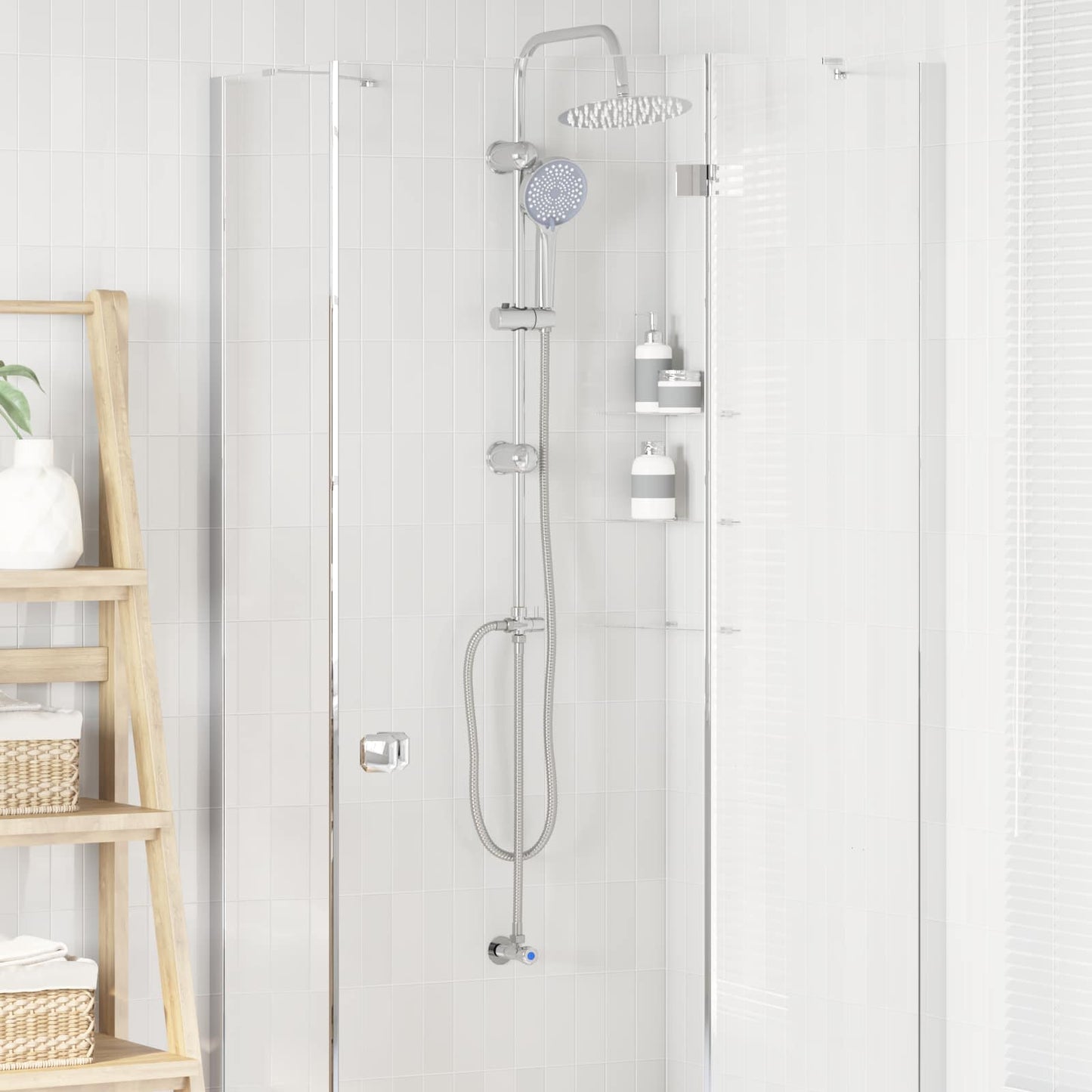 Shower System Silver 47 x 20 x 95 cm Stainless Steel