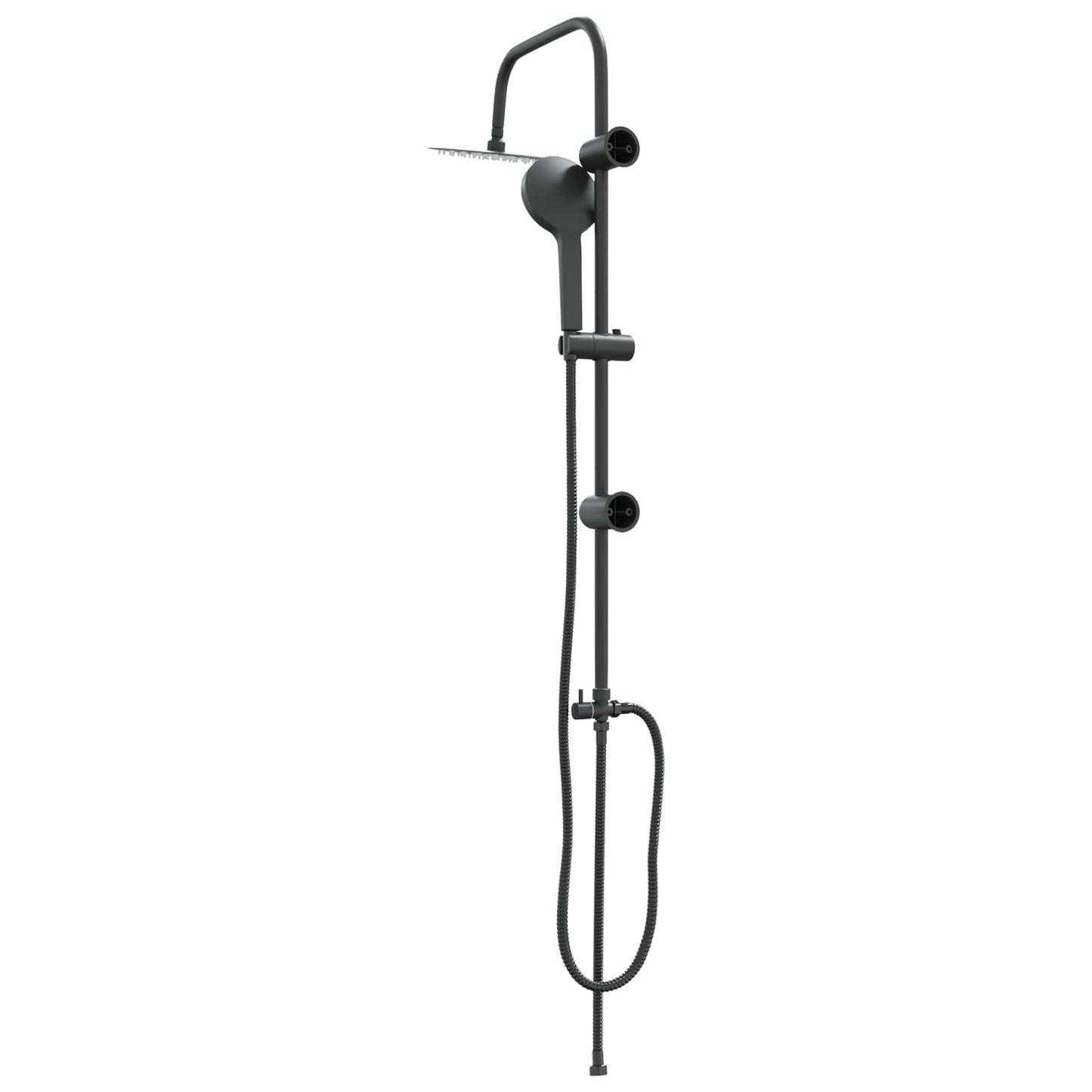 Shower System Black 47 x 20 x 95 cm Stainless Steel