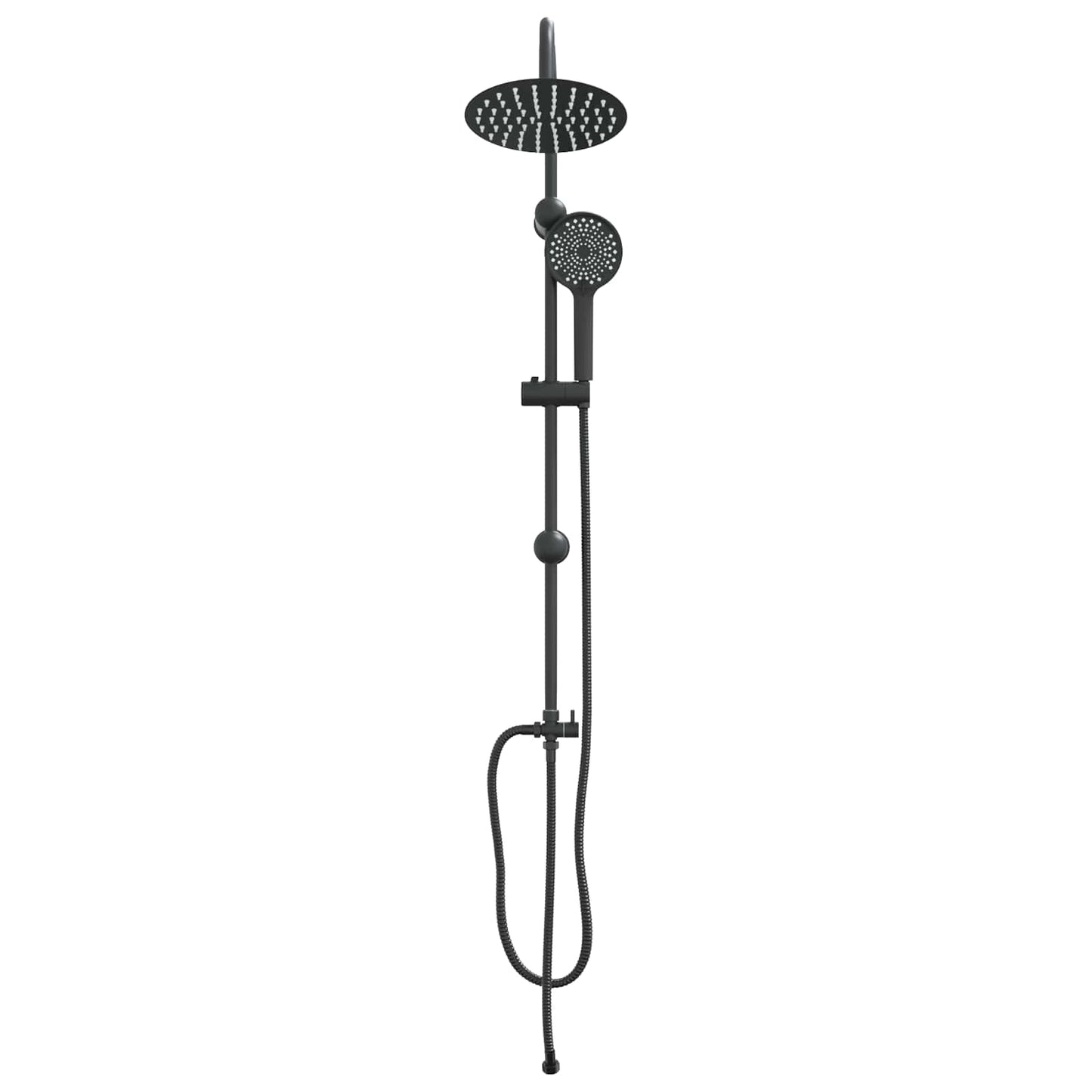 Shower System Black 47 x 20 x 95 cm Stainless Steel