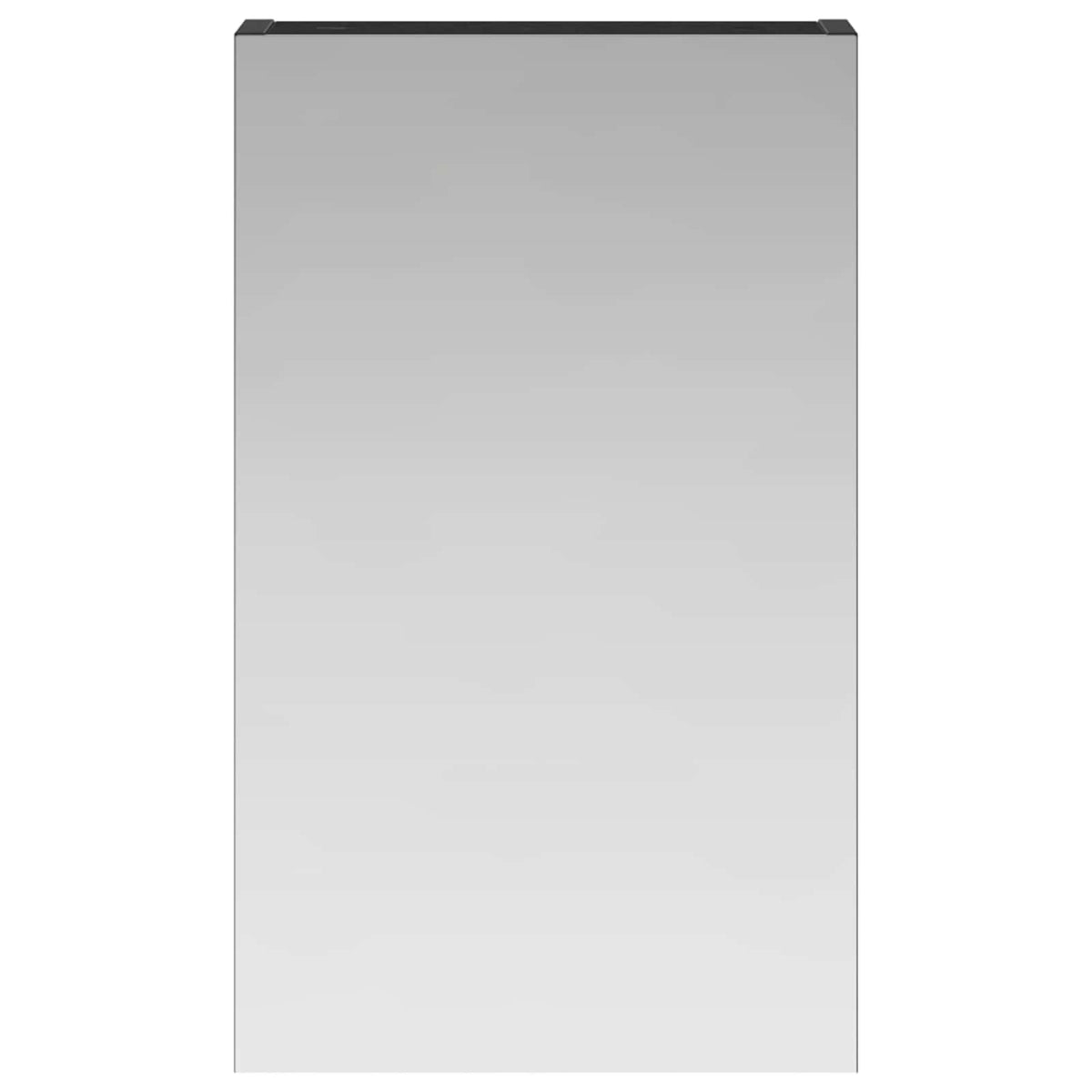 Bathroom Mirror Cabinet Black Oak 30 x 10.5 x 50 cm