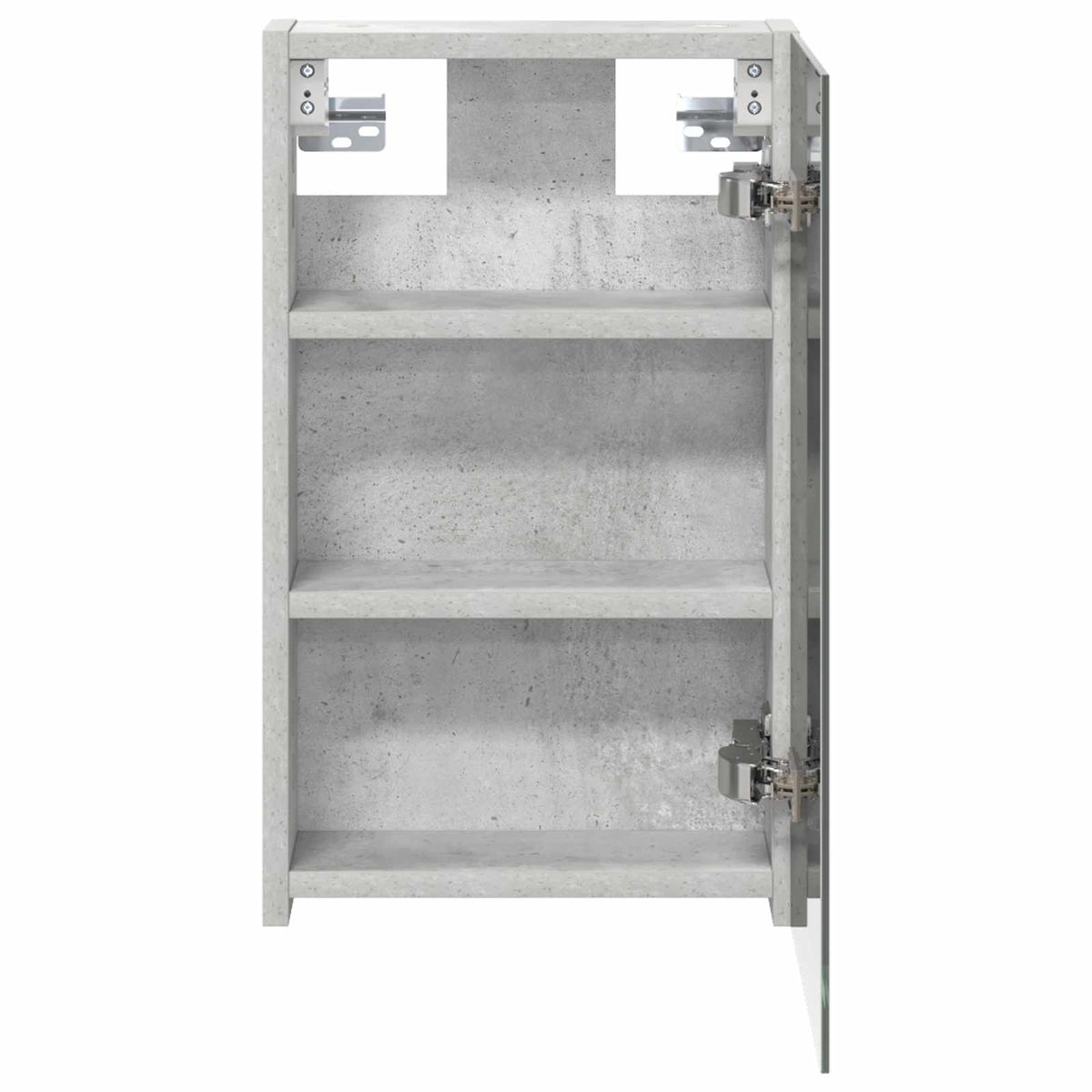 Bathroom Mirror Cabinet Concrete Grey 30 x 10.5 x 50 cm