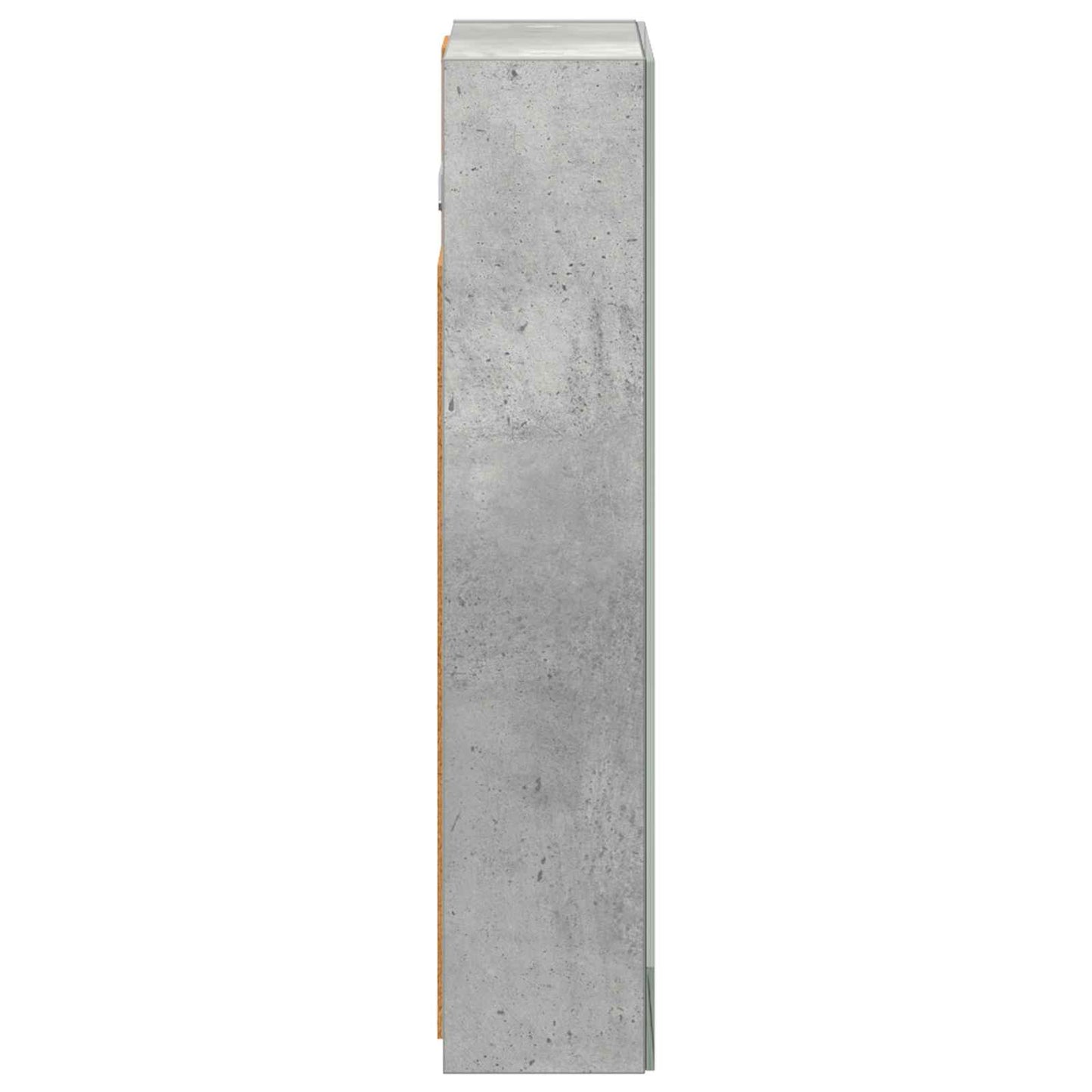Bathroom Mirror Cabinet Concrete Grey 30 x 10.5 x 50 cm