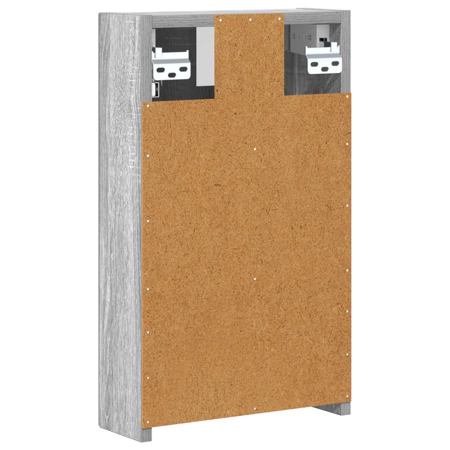 Bathroom Mirror Cabinet Grey Sonoma 30 x 10.5 x 50 cm