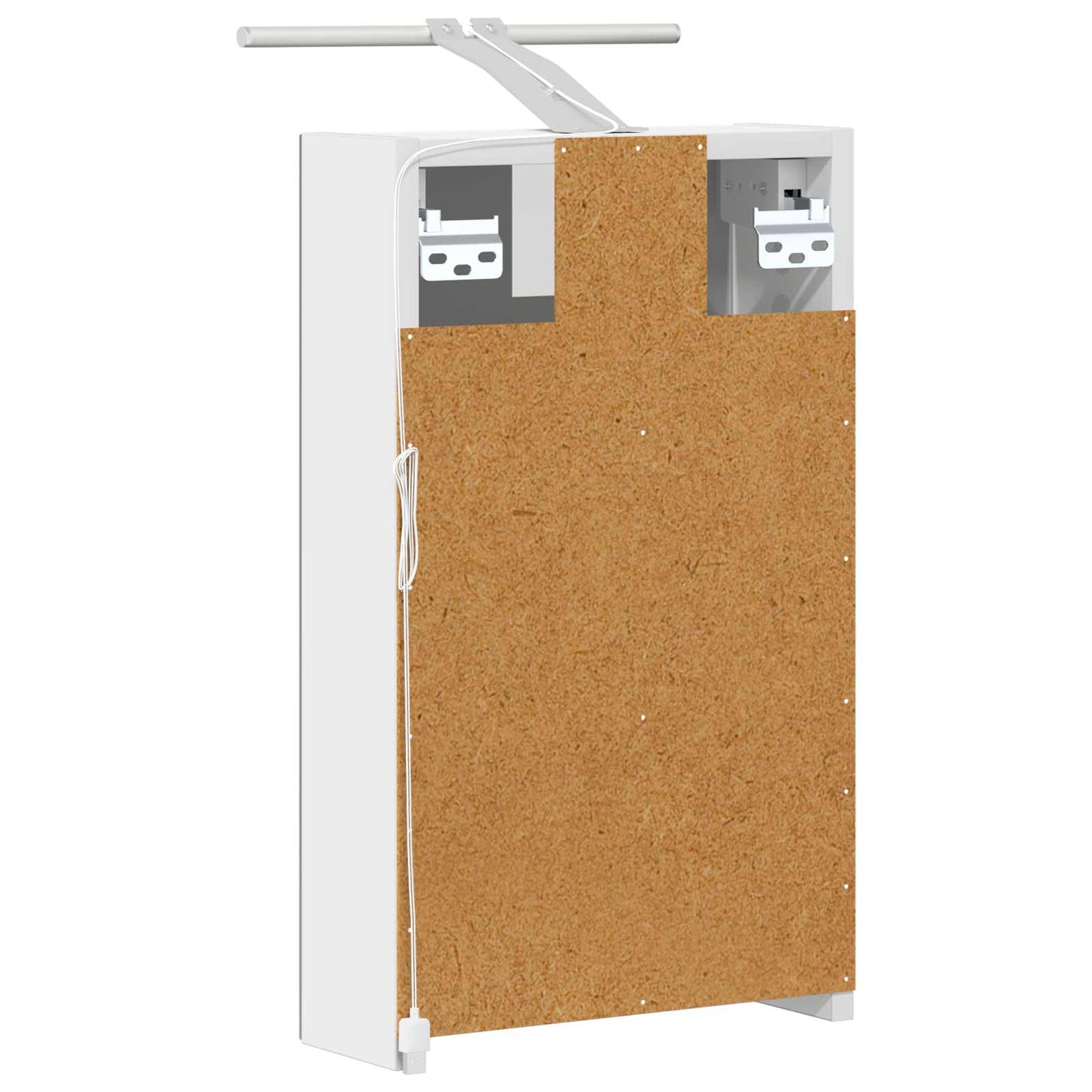Bathroom Mirror Cabinet White 30 x 10.5 x 50 cm Engineered wood