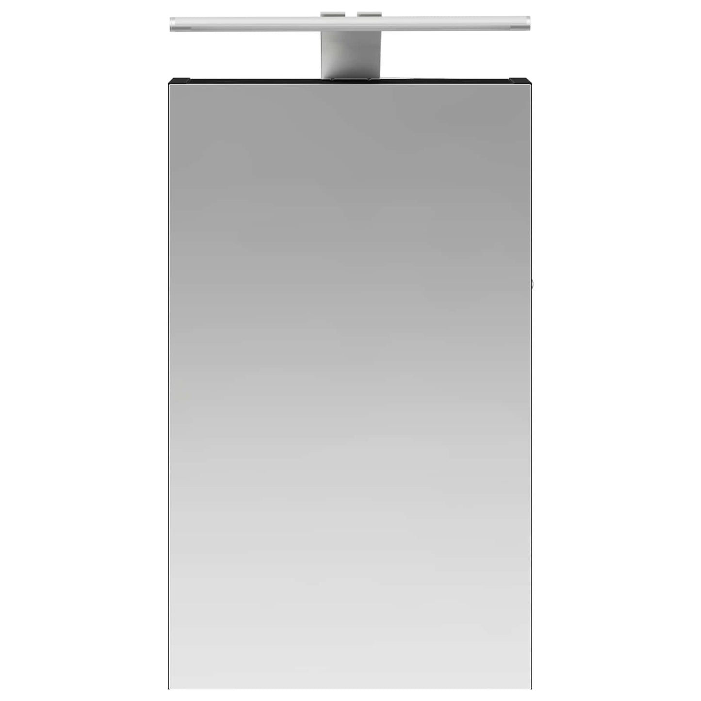 Bathroom Mirror Cabinet Black Oak 30 x 10.5 x 50 cm