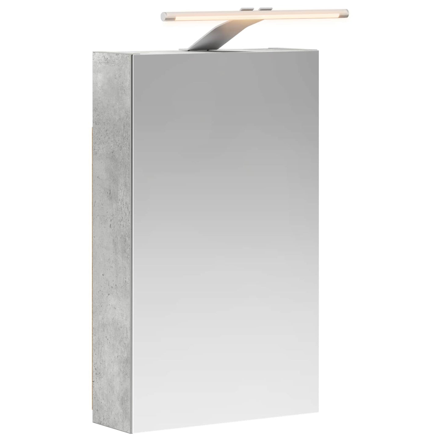 Bathroom Mirror Cabinet Concrete Grey 30 x 10.5 x 50 cm