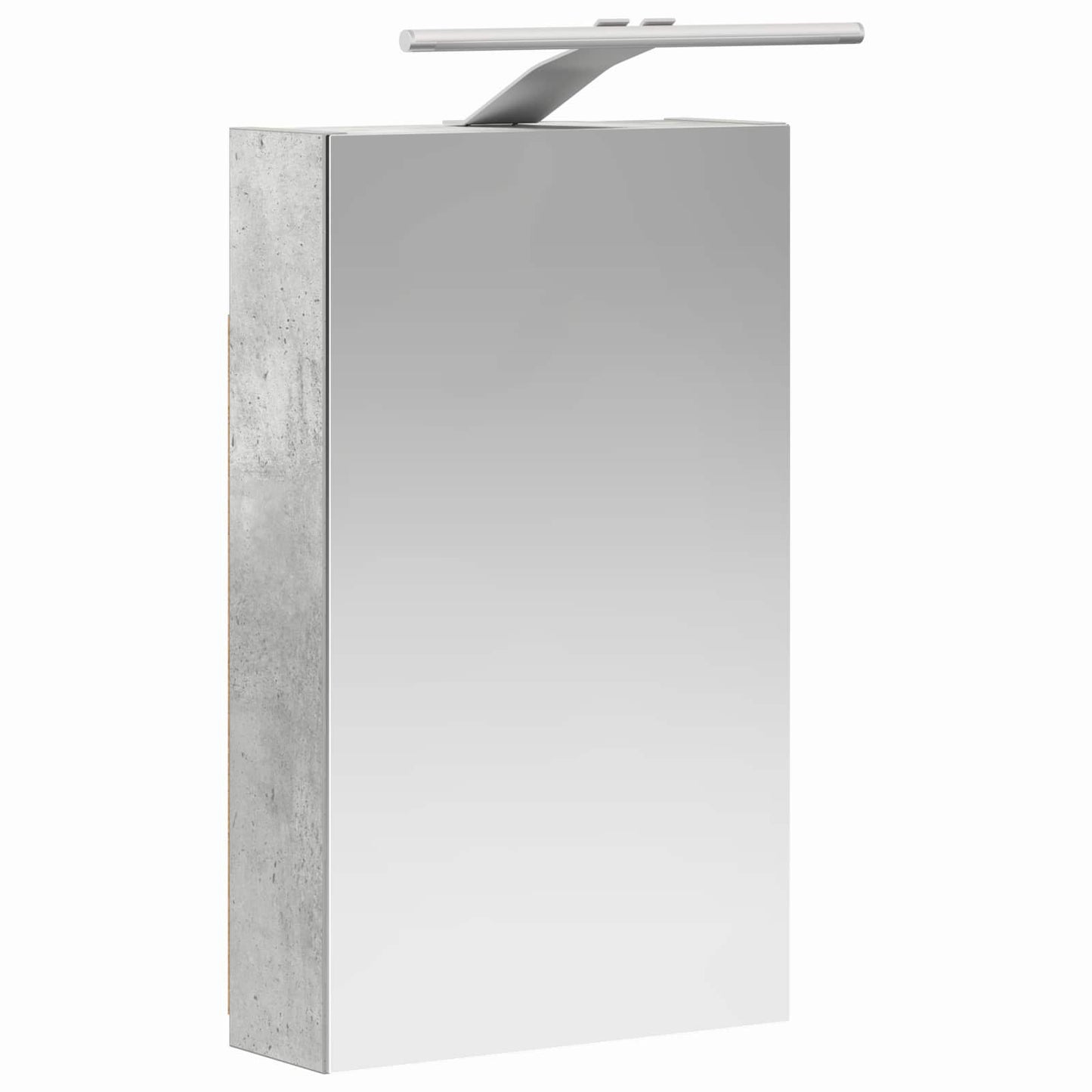 Bathroom Mirror Cabinet Concrete Grey 30 x 10.5 x 50 cm