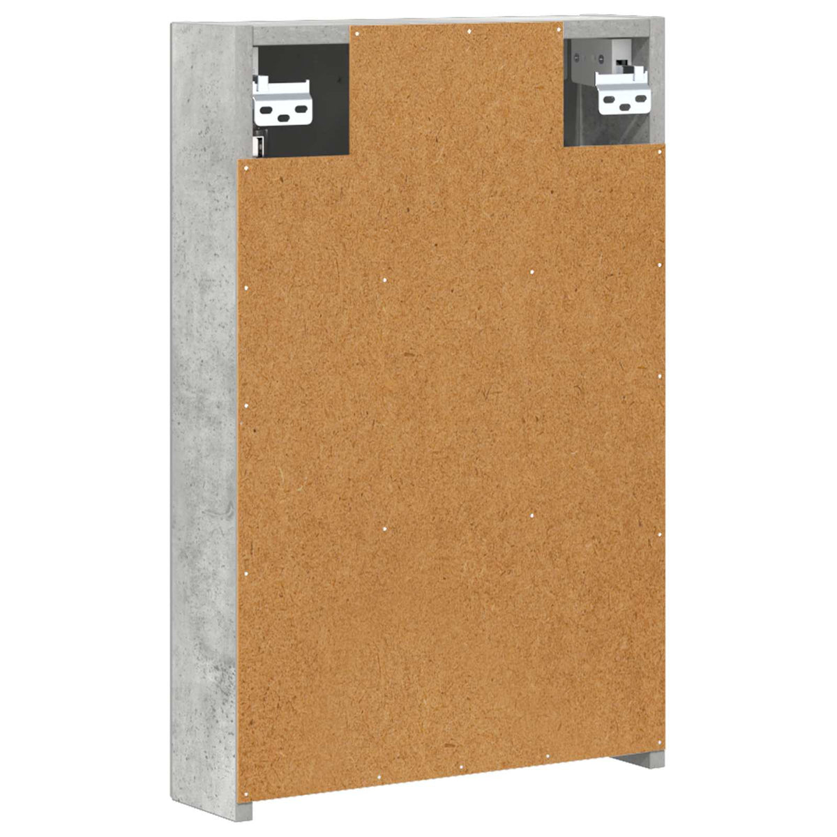 Bathroom Mirror Cabinet Concrete Grey 40 x 10.5 x 60.5 cm