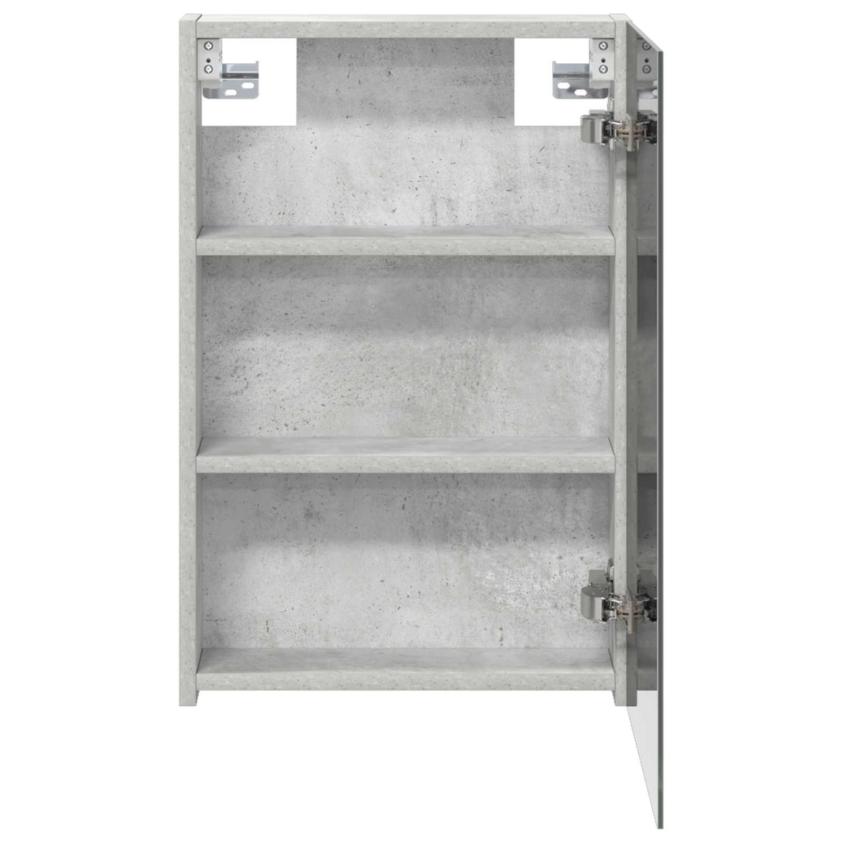 Bathroom Mirror Cabinet Concrete Grey 40 x 10.5 x 60.5 cm