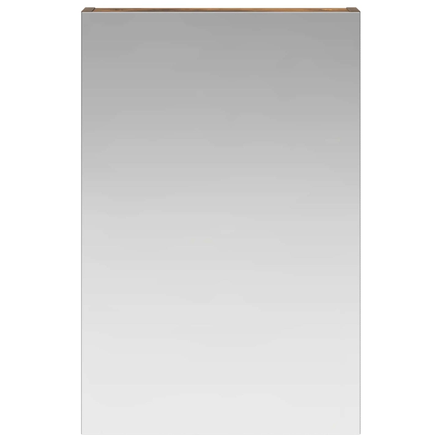 Bathroom Mirror Cabinet Smoked Oak 40 x 10.5 x 60.5 cm