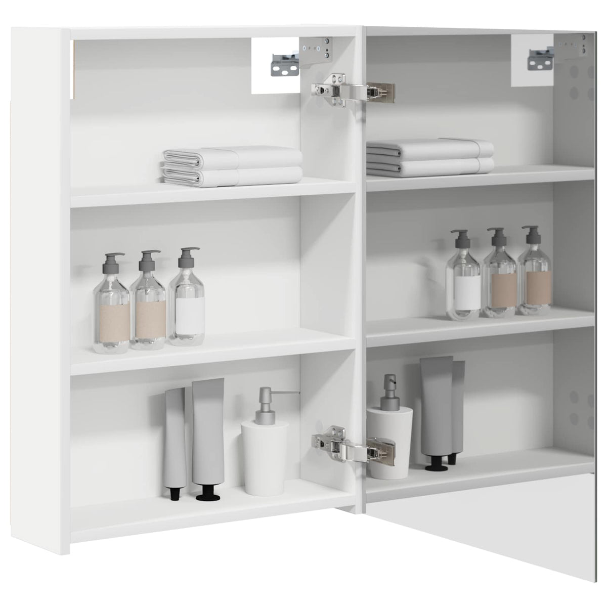 Bathroom Mirror Cabinet White 50 x 14.5 x 70 cm Engineered wood