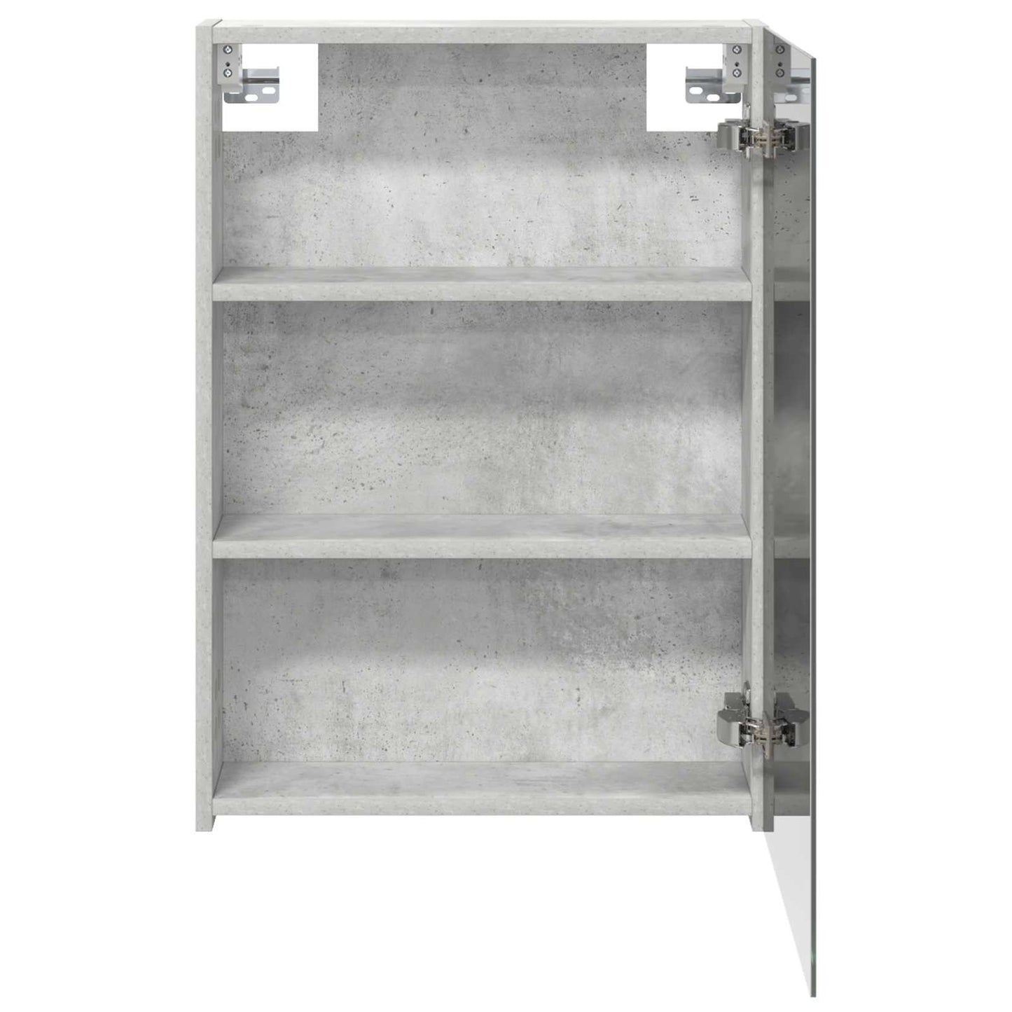 Bathroom Mirror Cabinet Concrete Grey 50 x 14.5 x 70 cm