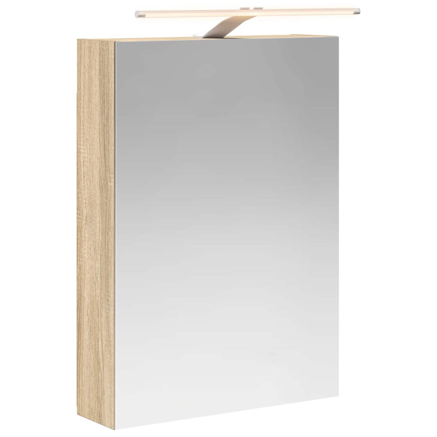 Bathroom Mirror Cabinet Sonoma Oak 50 x 14.5 x 70 cm