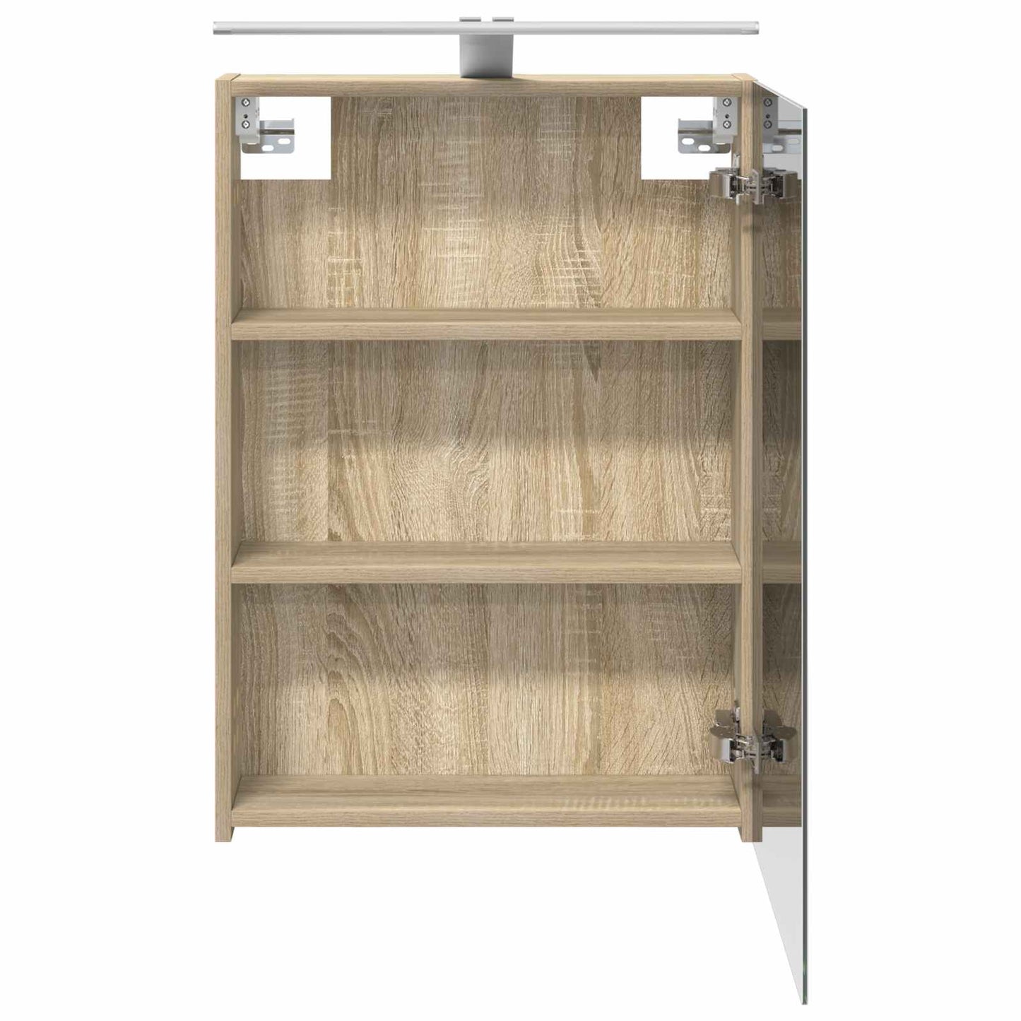 Bathroom Mirror Cabinet Sonoma Oak 50 x 14.5 x 70 cm