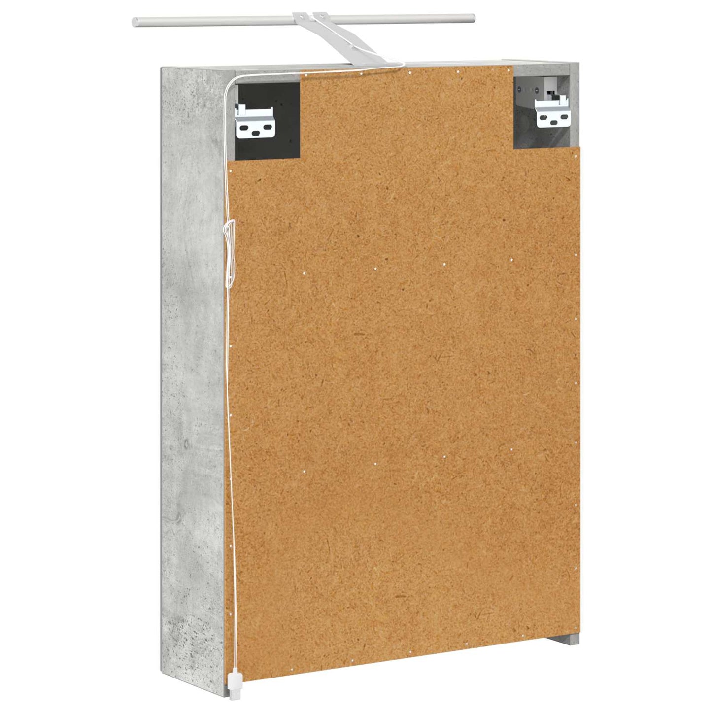 Bathroom Mirror Cabinet Concrete Grey 50 x 14.5 x 70 cm