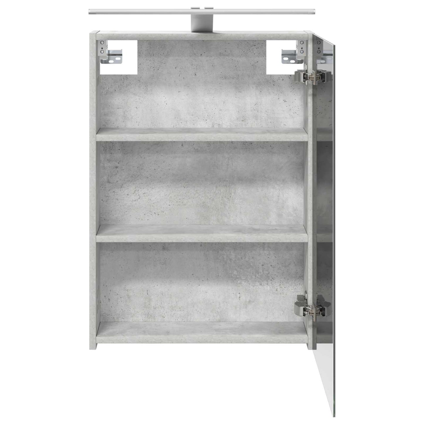 Bathroom Mirror Cabinet Concrete Grey 50 x 14.5 x 70 cm