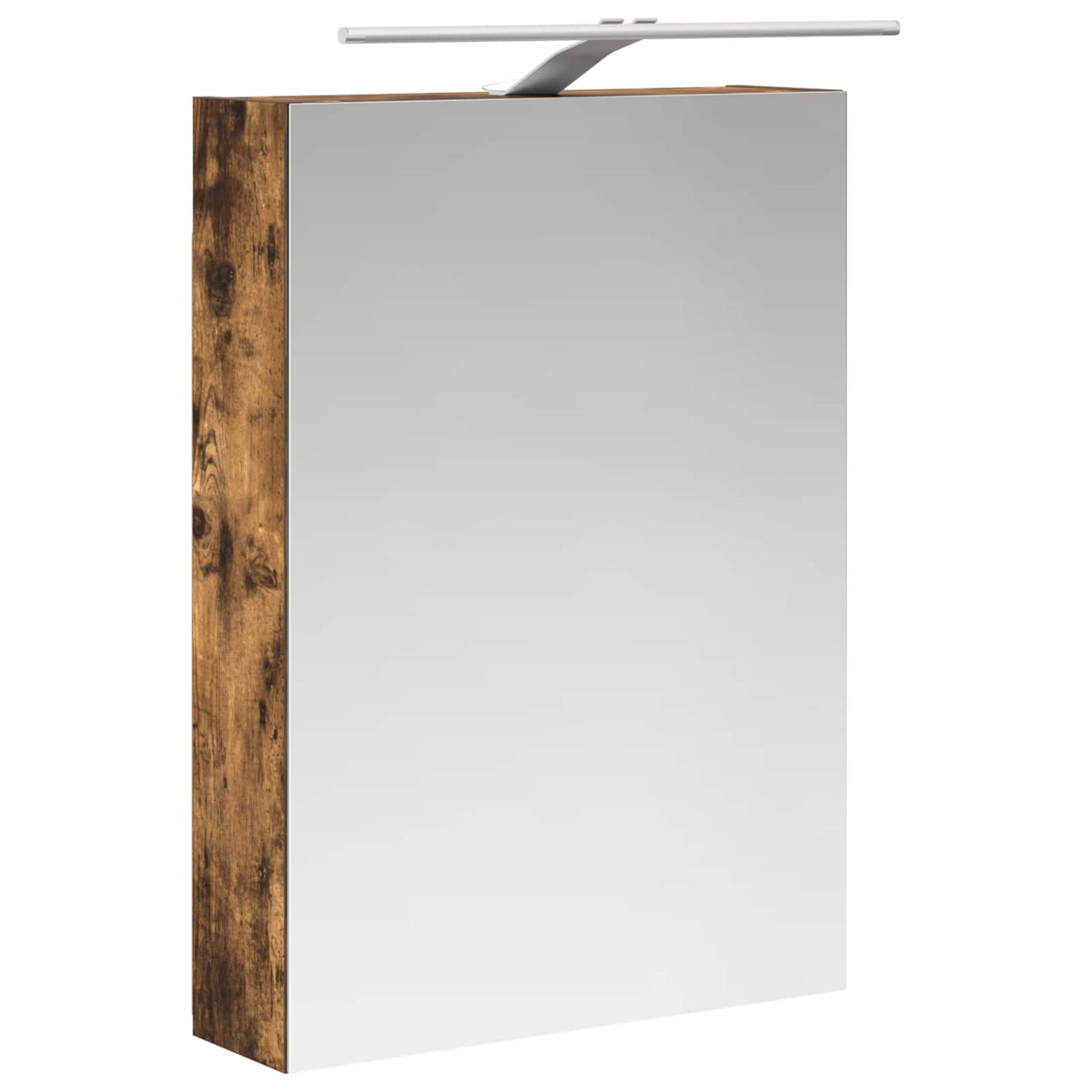 Bathroom Mirror Cabinet Smoked Oak 50 x 14.5 x 70 cm