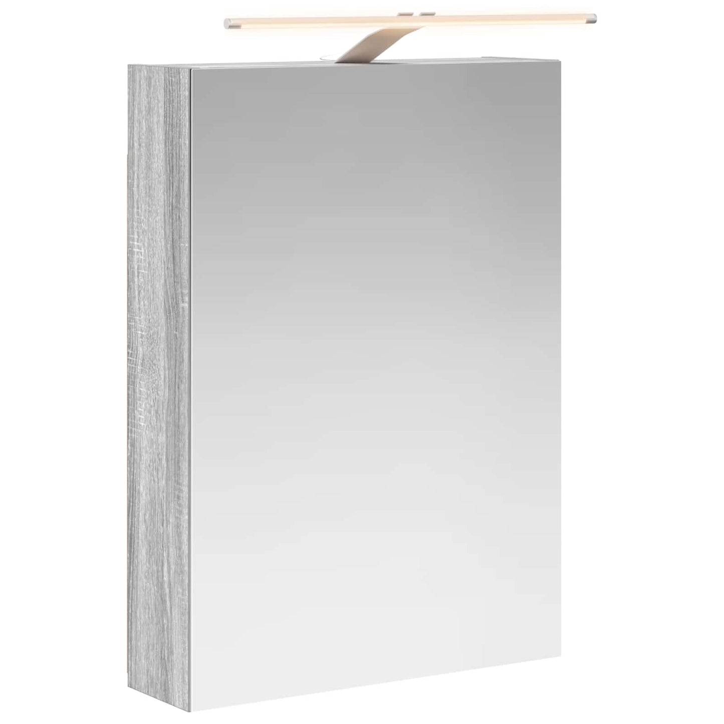 Bathroom Mirror Cabinet Grey Sonoma 50 x 14.5 x 70 cm
