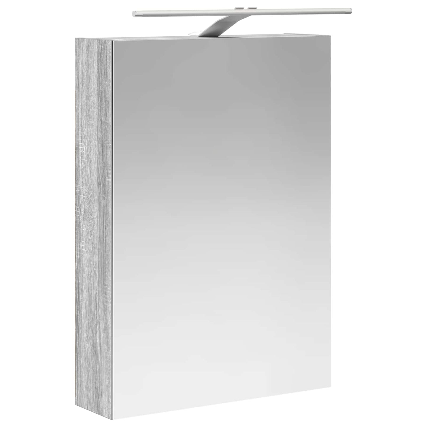 Bathroom Mirror Cabinet Grey Sonoma 50 x 14.5 x 70 cm