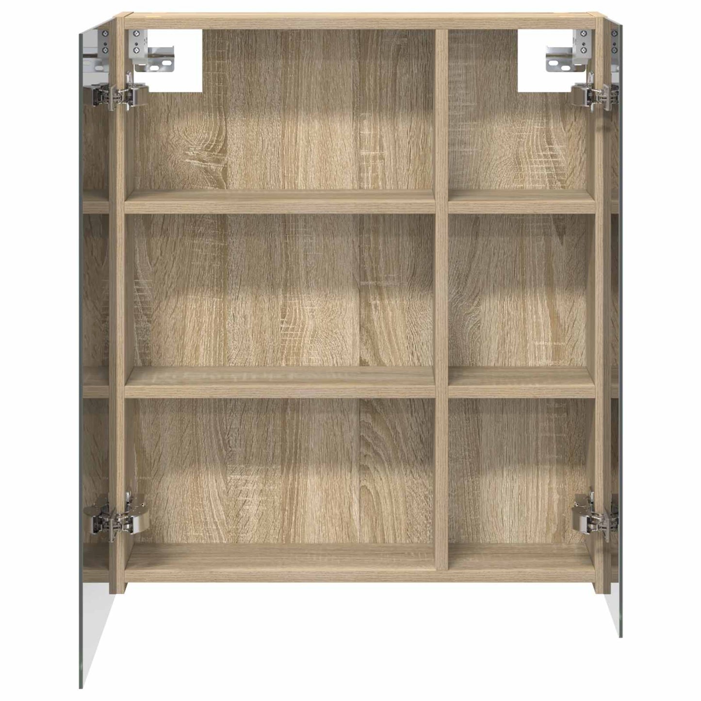 Bathroom Mirror Cabinet Sonoma Oak 60 x 14.5 x 70 cm
