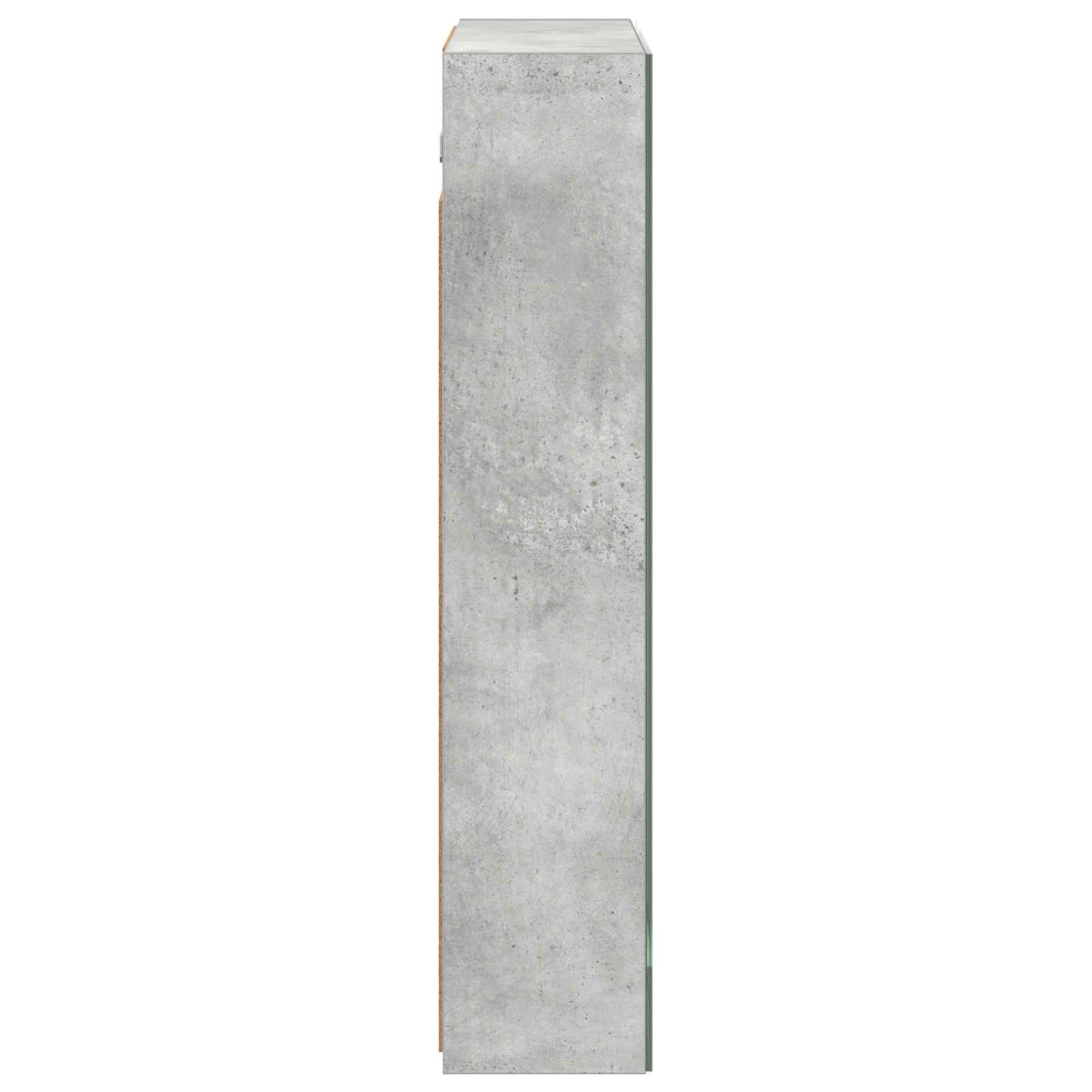 Bathroom Mirror Cabinet Concrete Grey 60 x 14.5 x 70 cm