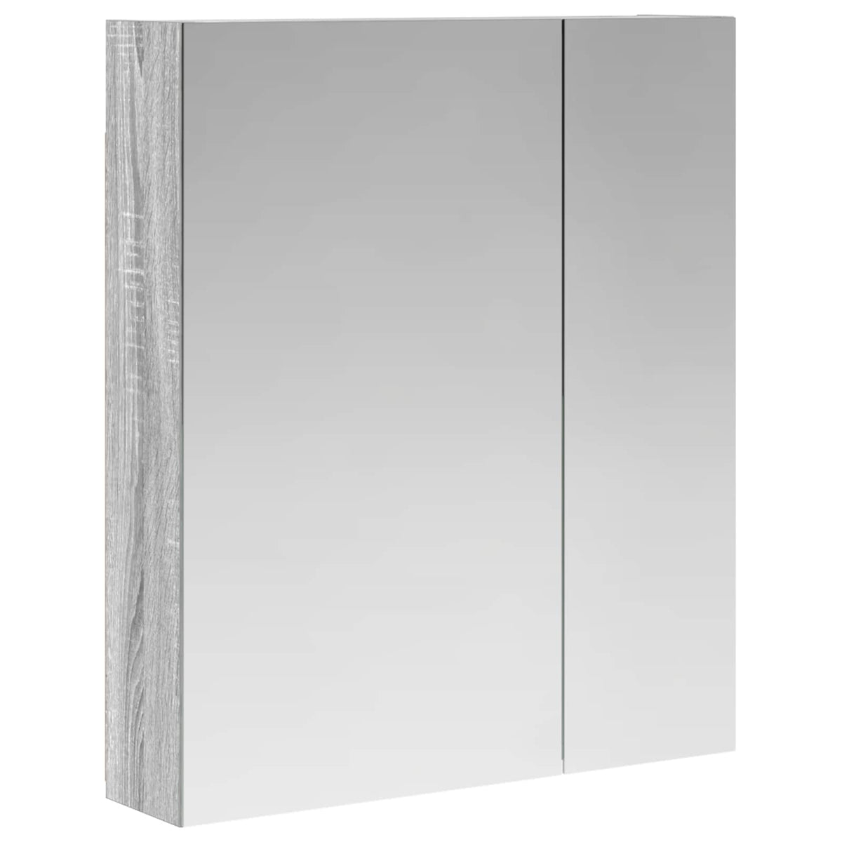 Bathroom Mirror Cabinet Grey Sonoma 60 x 14.5 x 70 cm